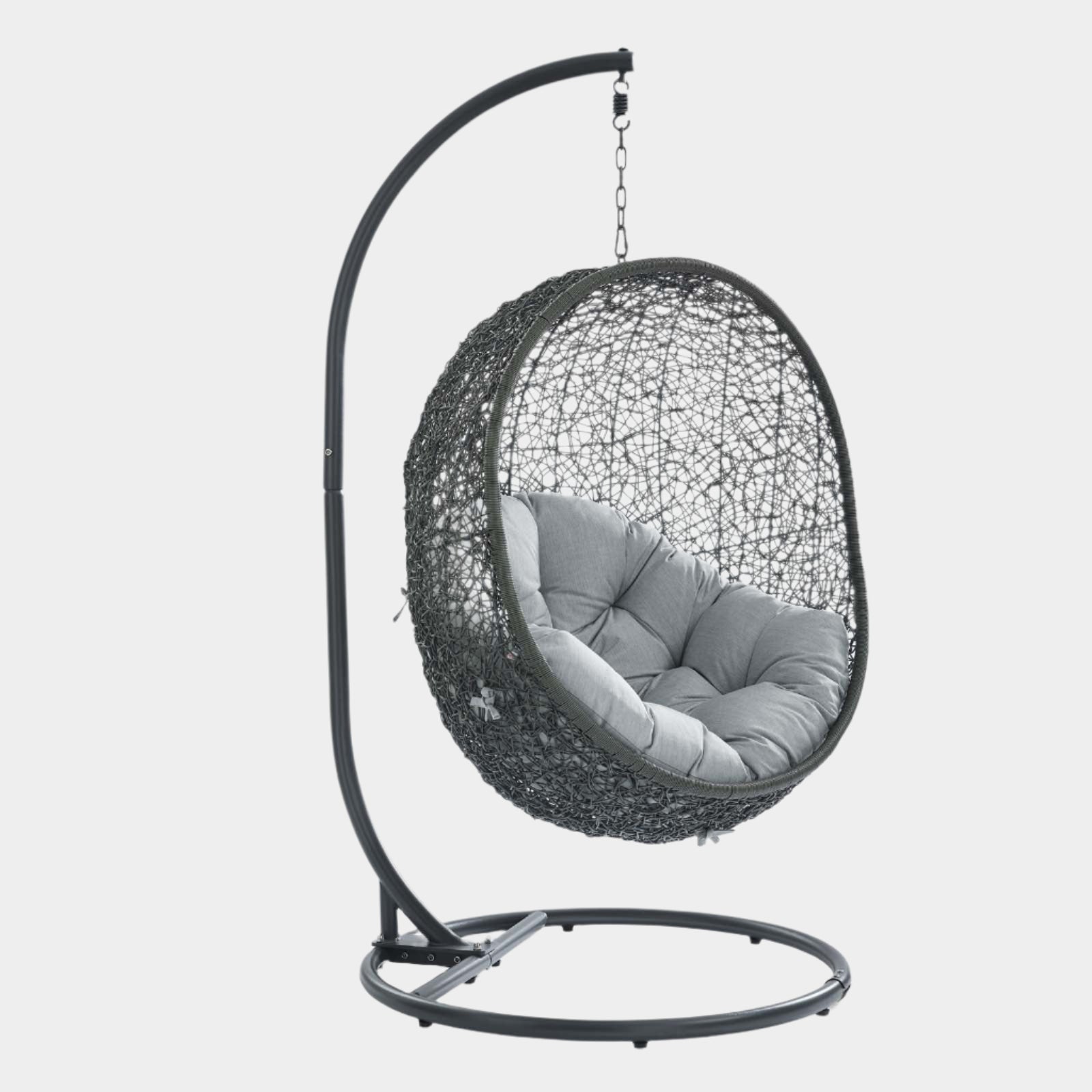 Hide Outdoor Patio Swing Chair With Stand