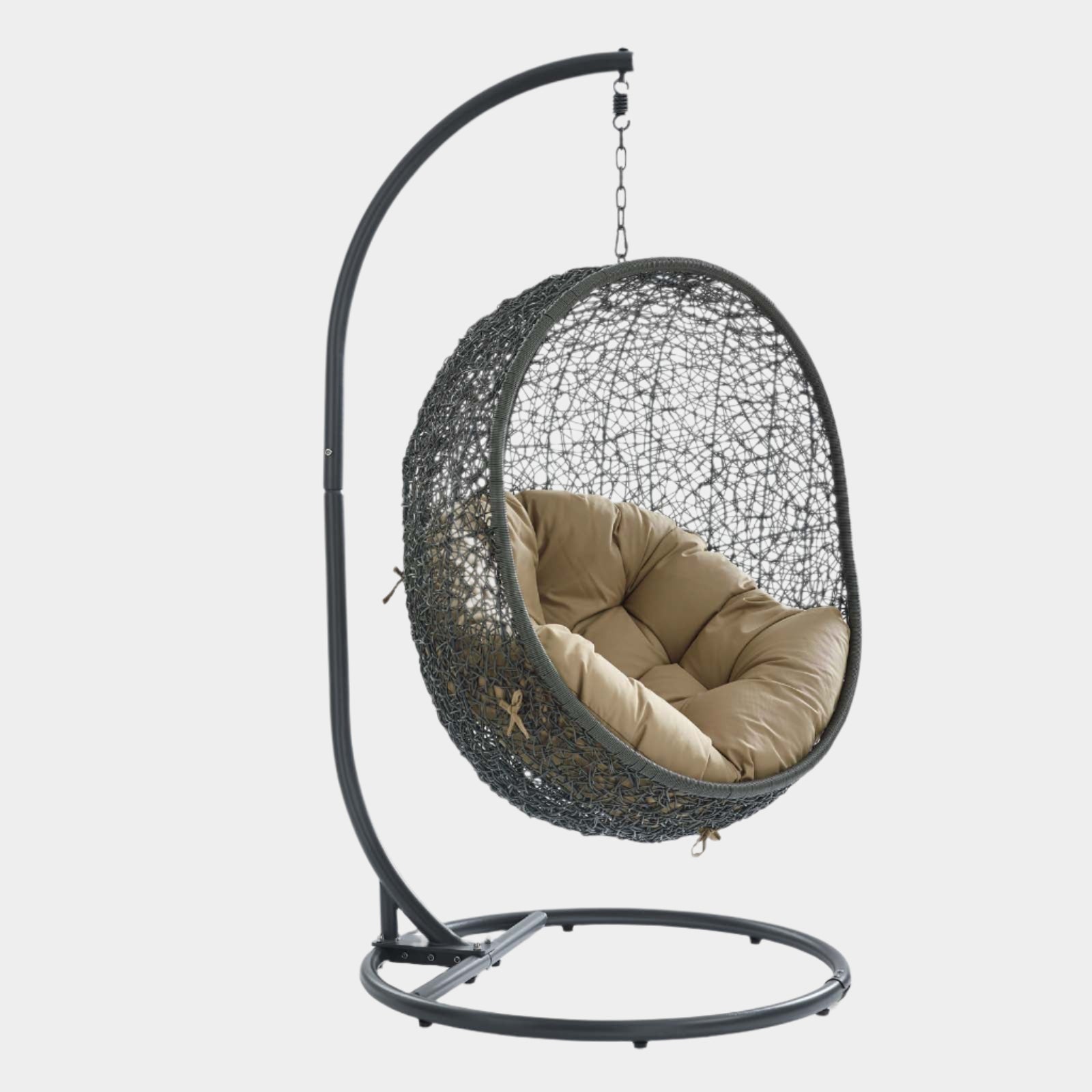 Hide Outdoor Patio Swing Chair With Stand