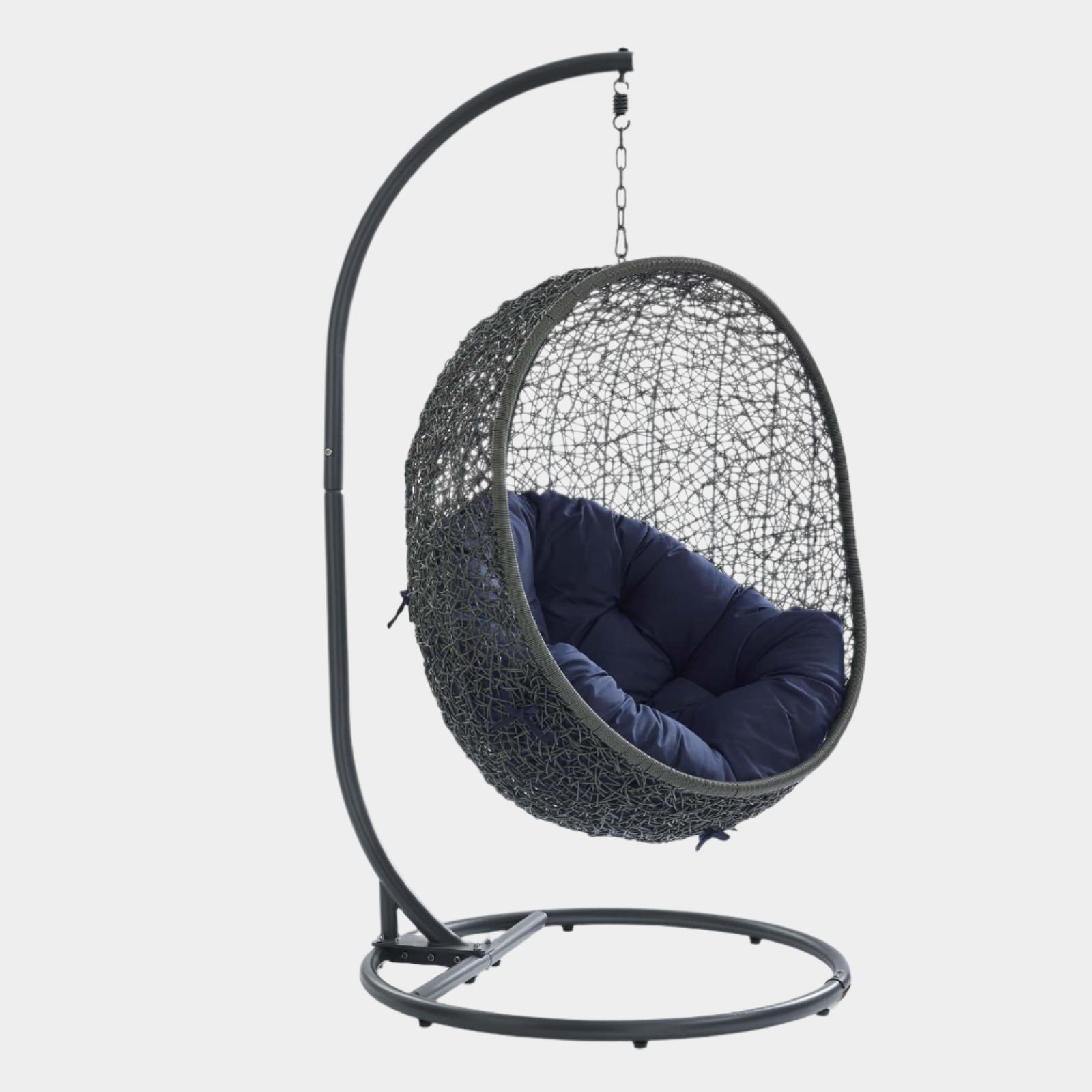 Hide Outdoor Patio Swing Chair With Stand