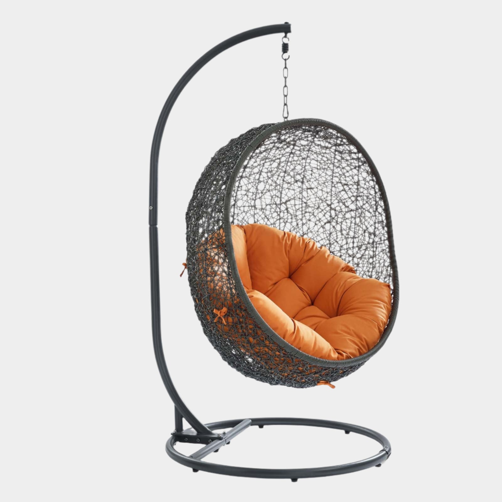 Hide Outdoor Patio Swing Chair With Stand