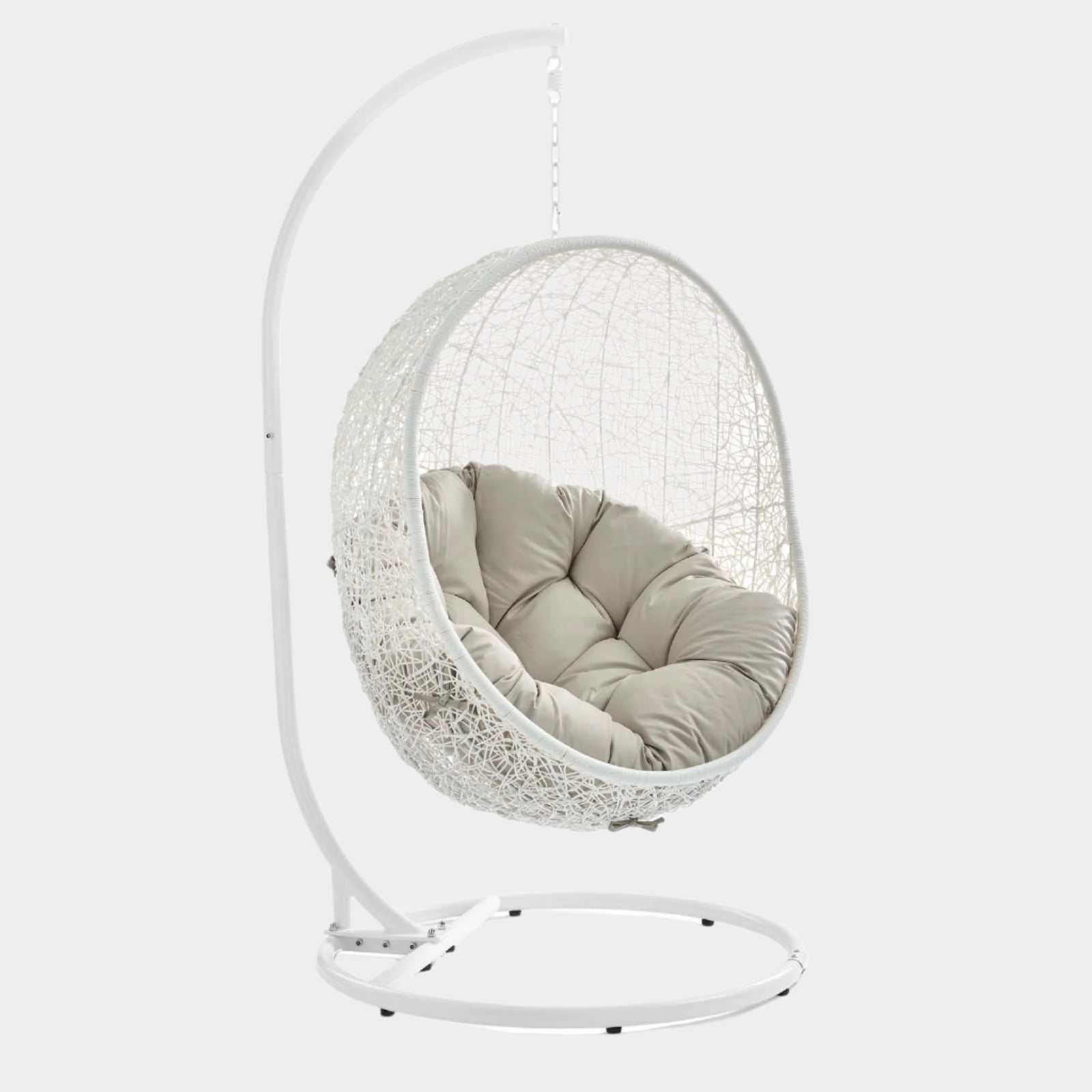 Hide Outdoor Patio Swing Chair With Stand