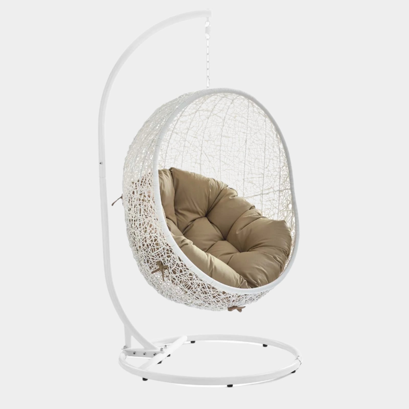 Hide Outdoor Patio Swing Chair With Stand