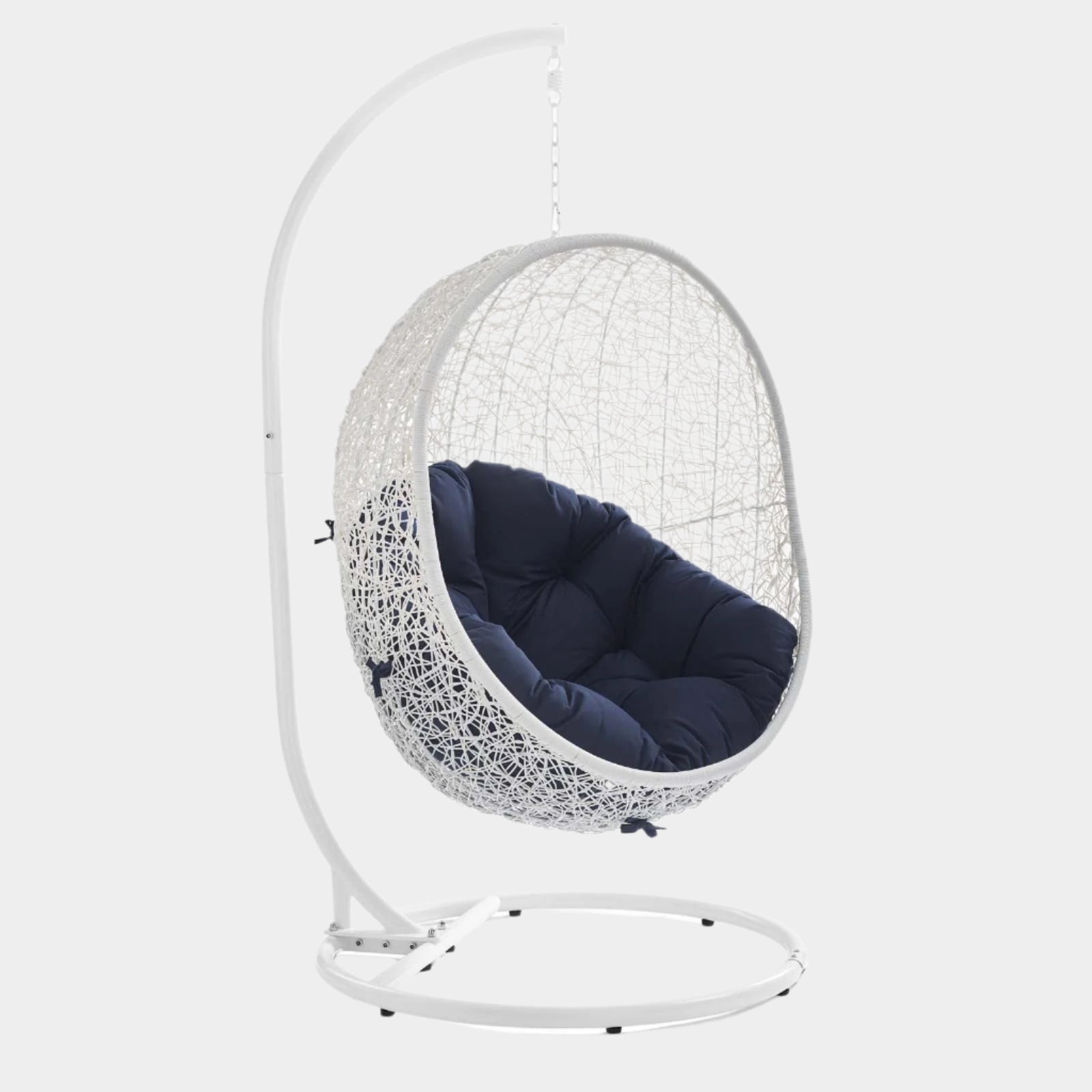 Hide Outdoor Patio Swing Chair With Stand