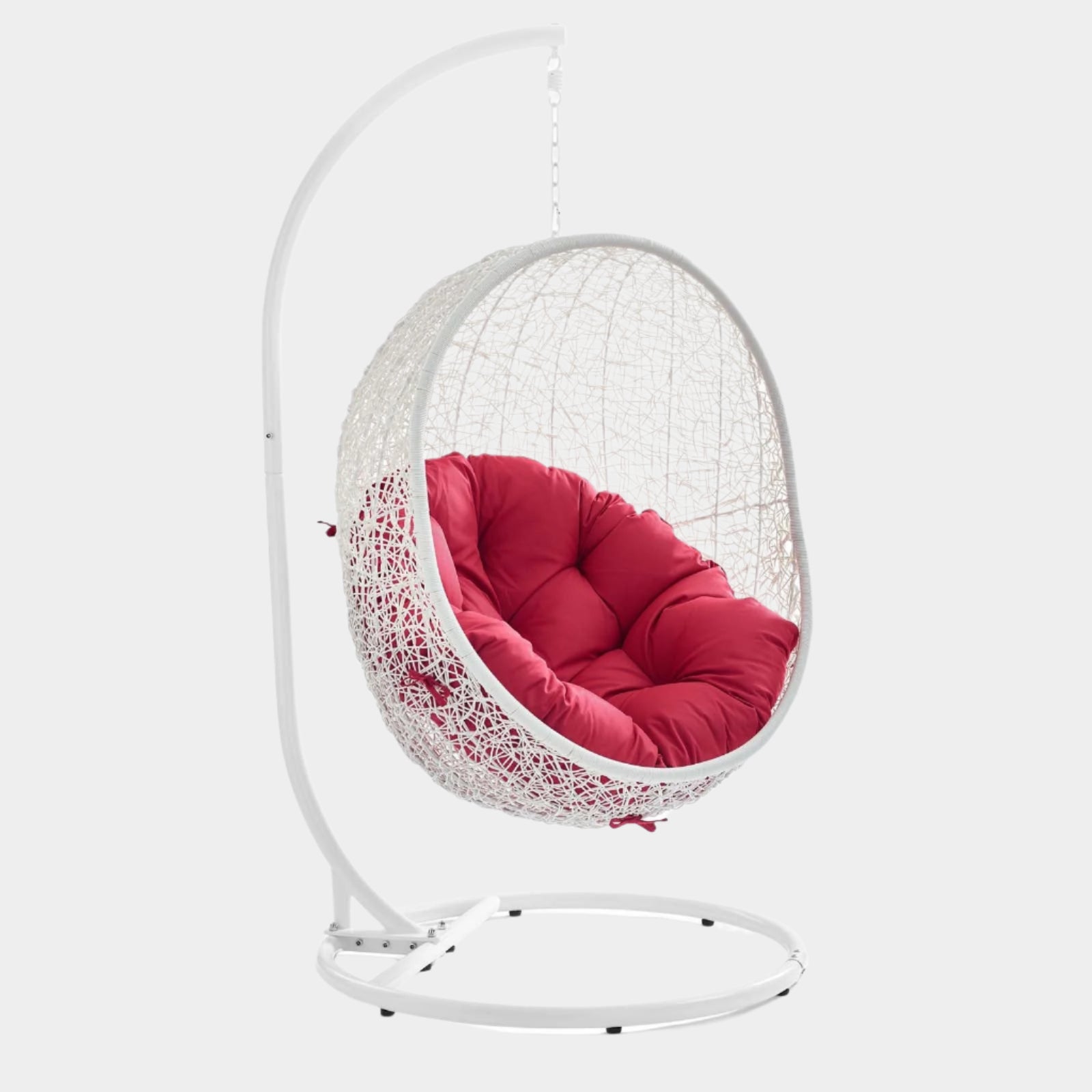 Hide Outdoor Patio Swing Chair With Stand