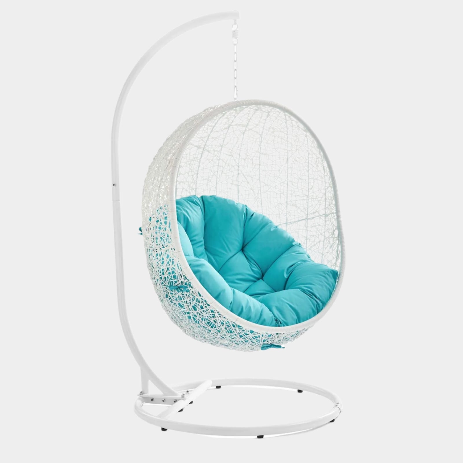 Hide Outdoor Patio Swing Chair With Stand