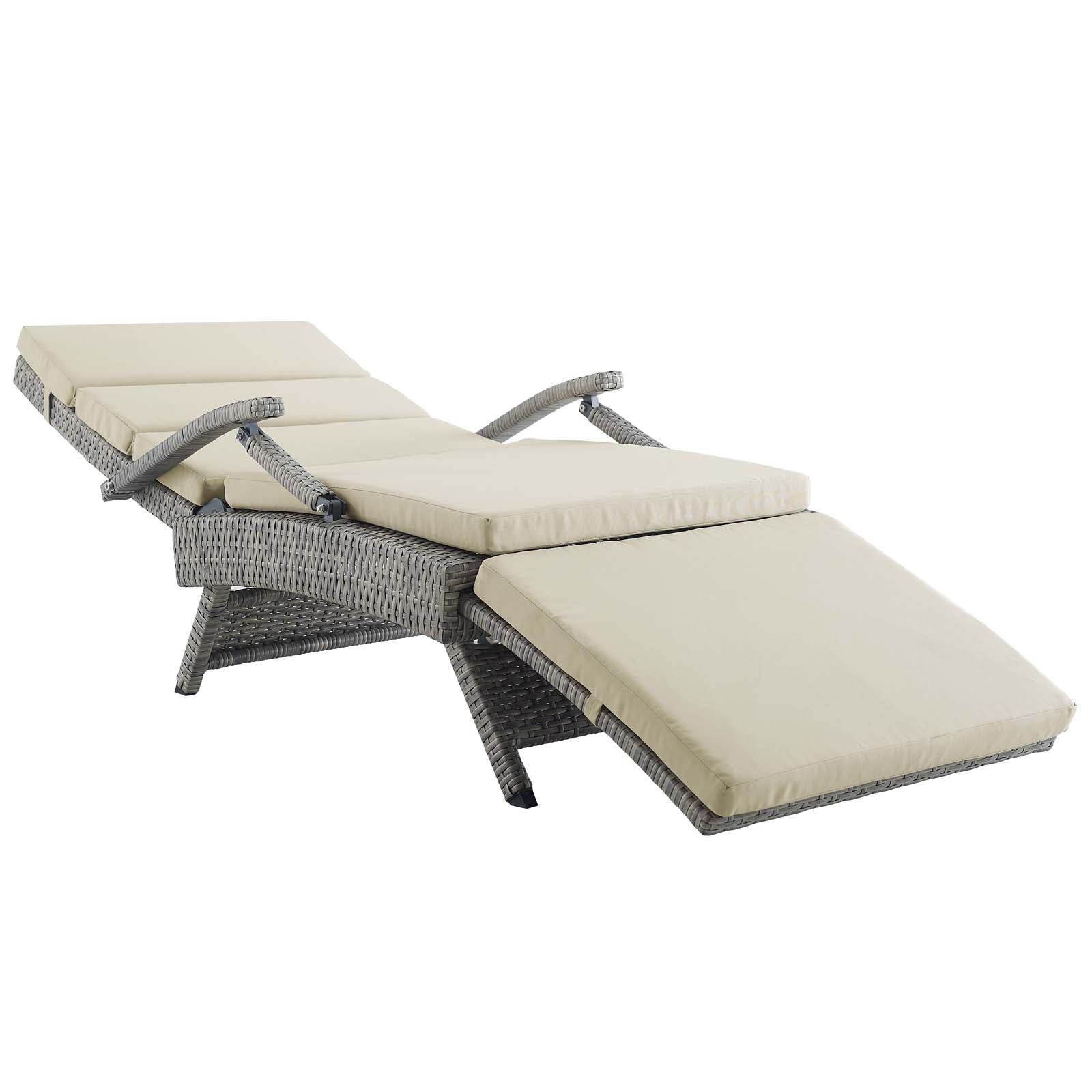 Envisage Chaise Outdoor Patio Wicker Rattan Lounge Chair