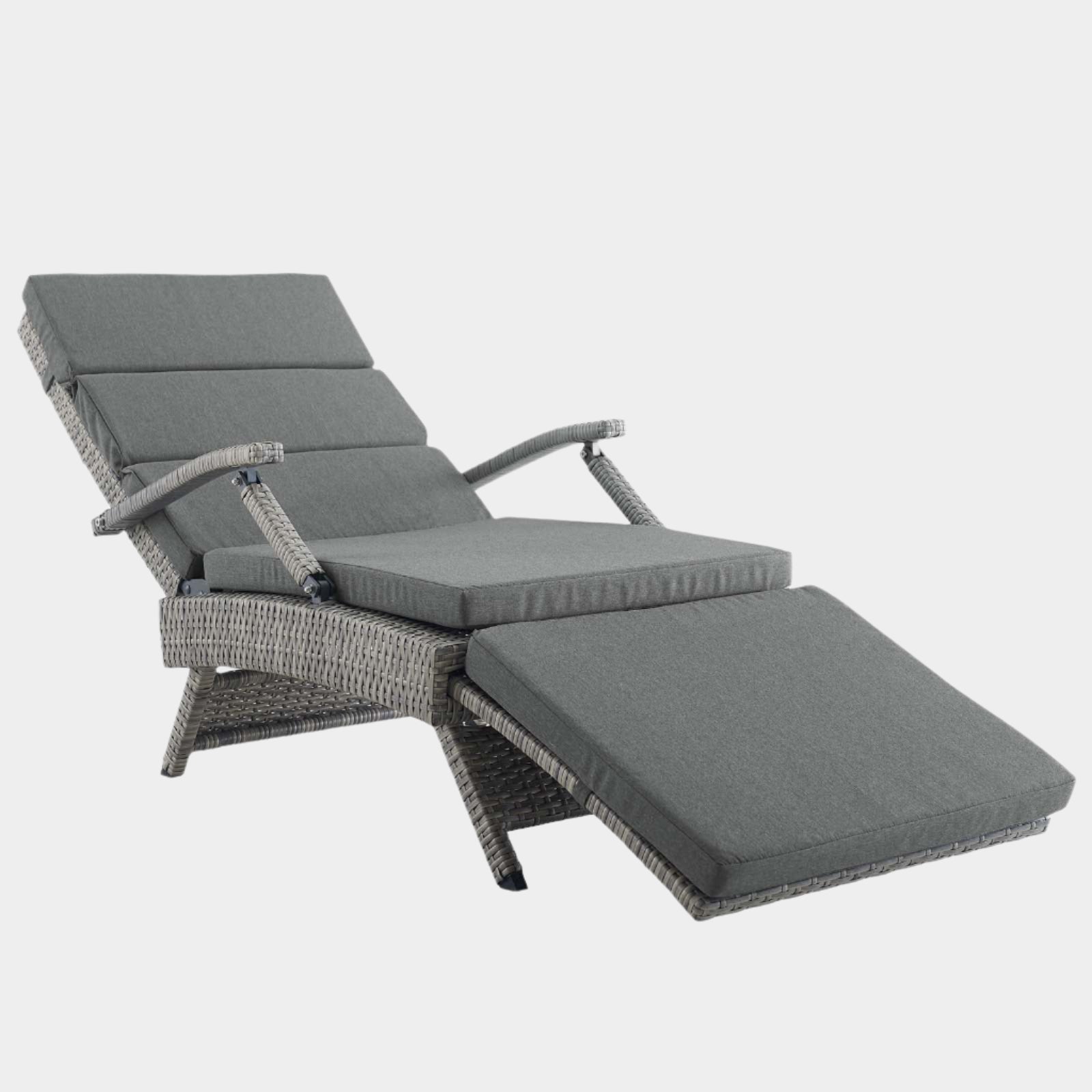 Envisage Chaise Outdoor Patio Wicker Rattan Lounge Chair