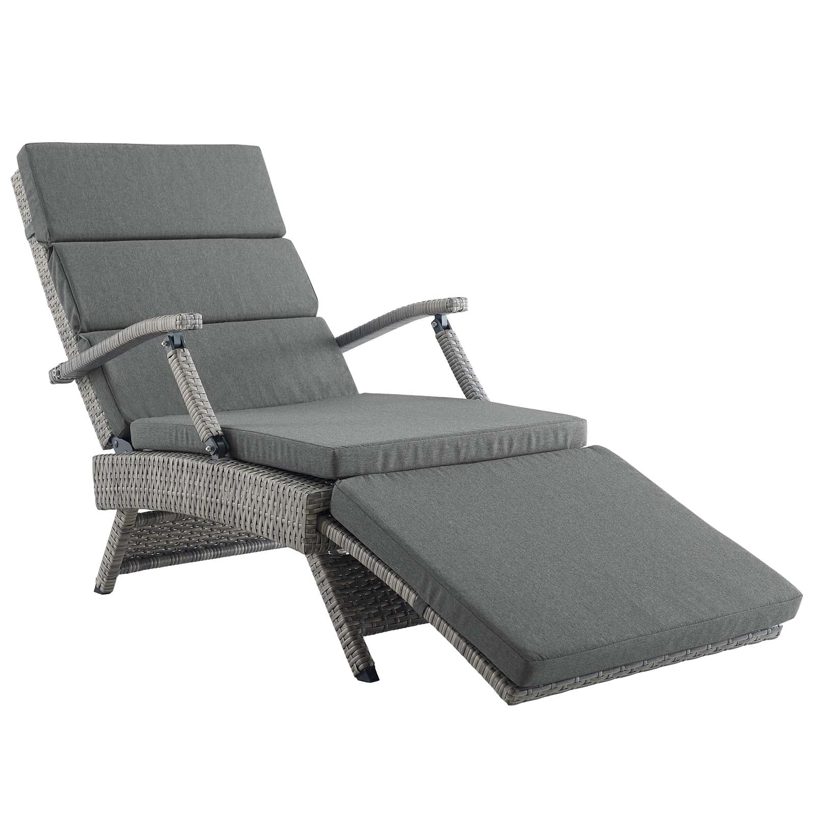 Envisage Chaise Outdoor Patio Wicker Rattan Lounge Chair