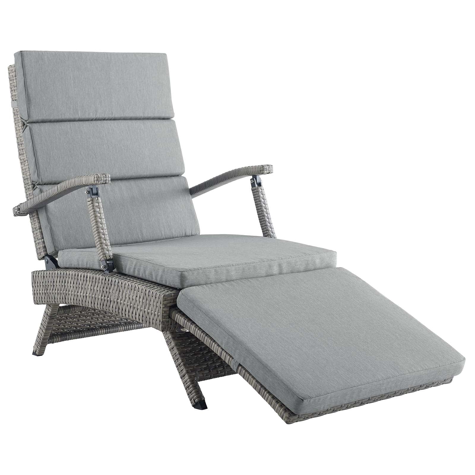 Envisage Chaise Outdoor Patio Wicker Rattan Lounge Chair