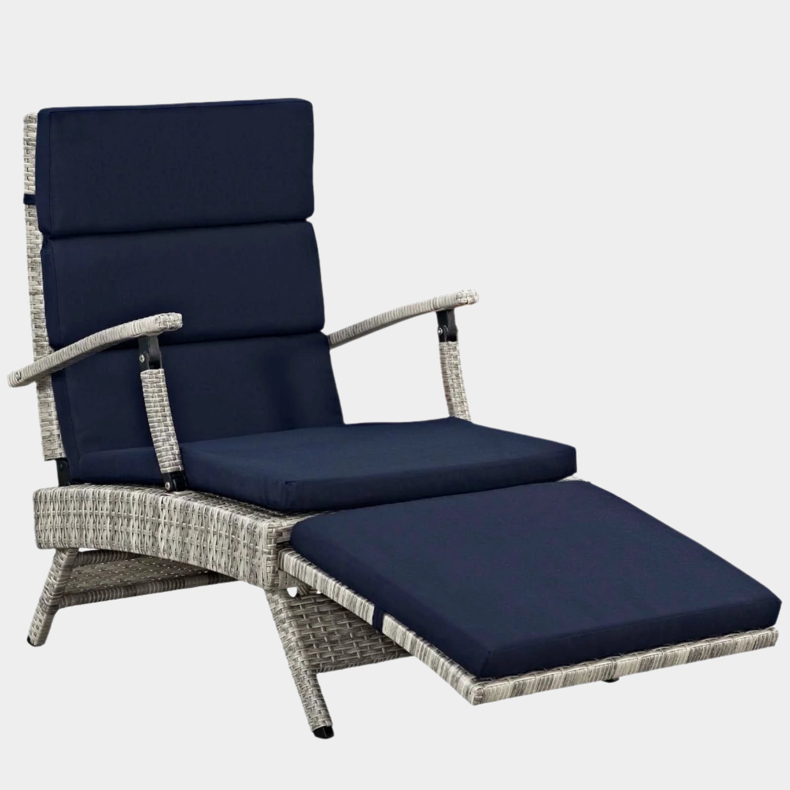 Envisage Chaise Outdoor Patio Wicker Rattan Lounge Chair