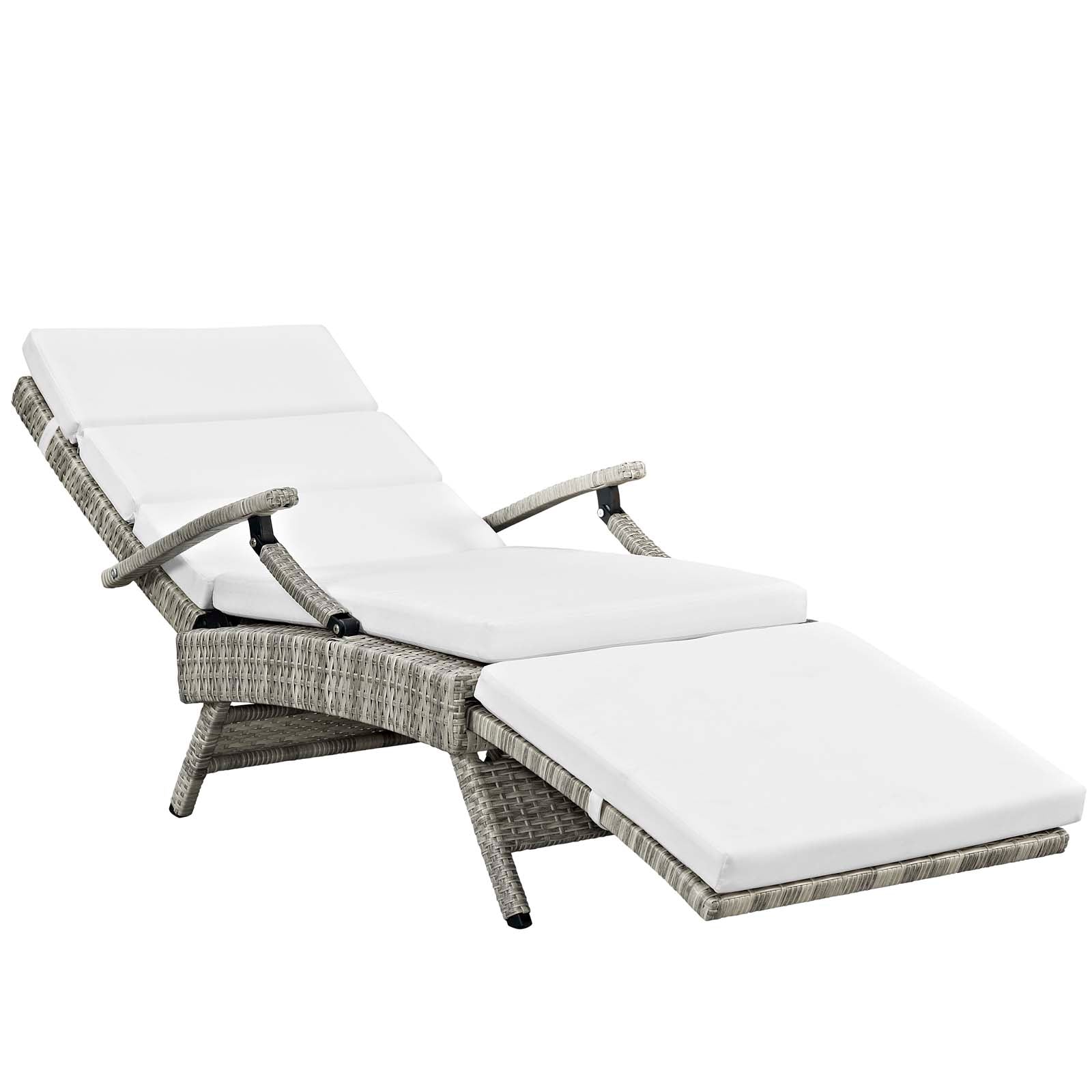 Envisage Chaise Outdoor Patio Wicker Rattan Lounge Chair