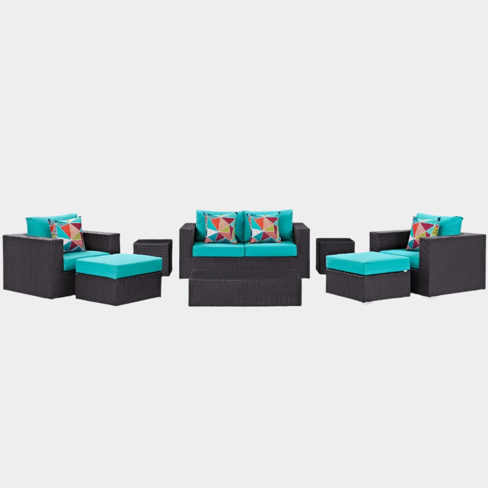 Convene 8 Piece Outdoor Patio Sofa Set