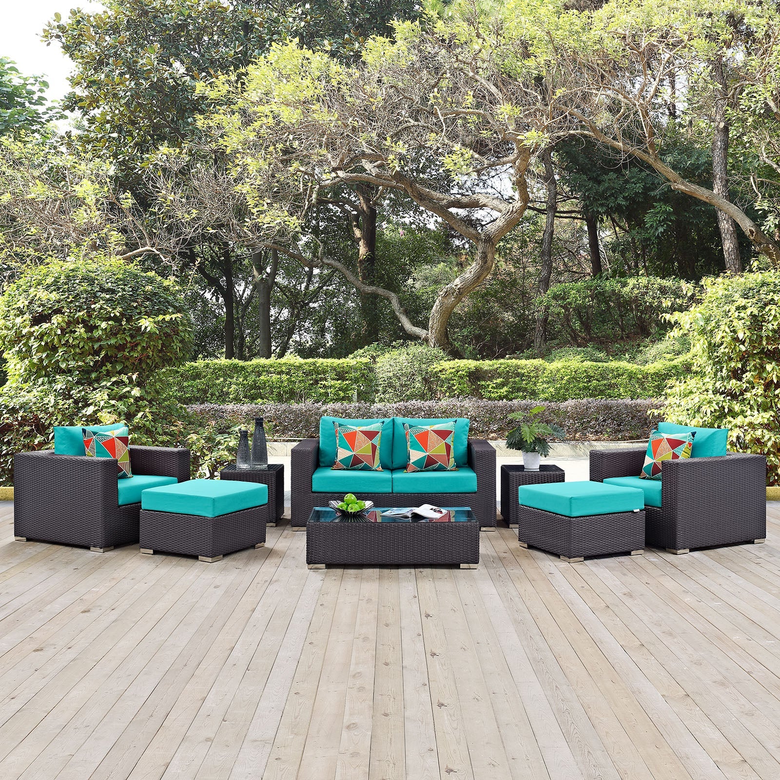 Convene 8 Piece Outdoor Patio Sofa Set