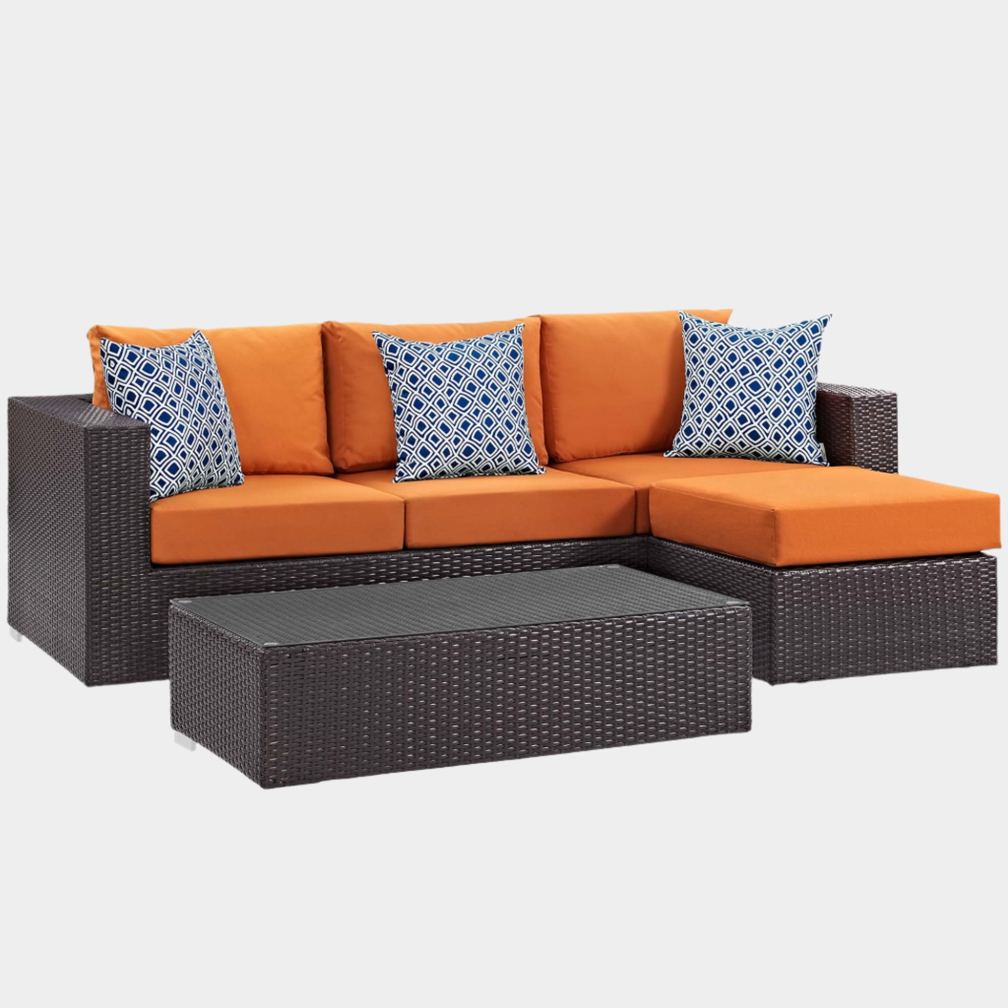 Convene 3 Piece Outdoor Patio Sofa Set