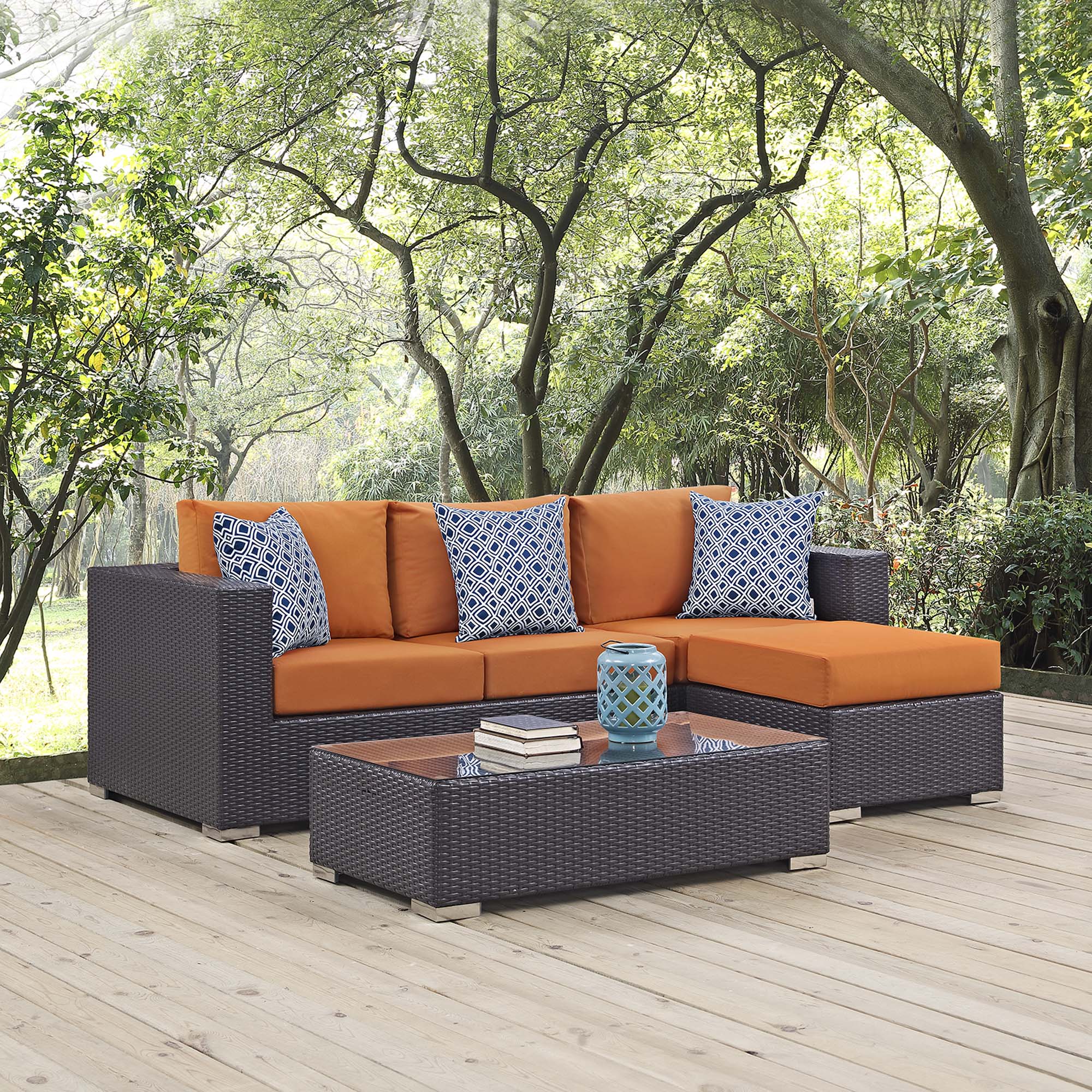 Convene 3 Piece Outdoor Patio Sofa Set