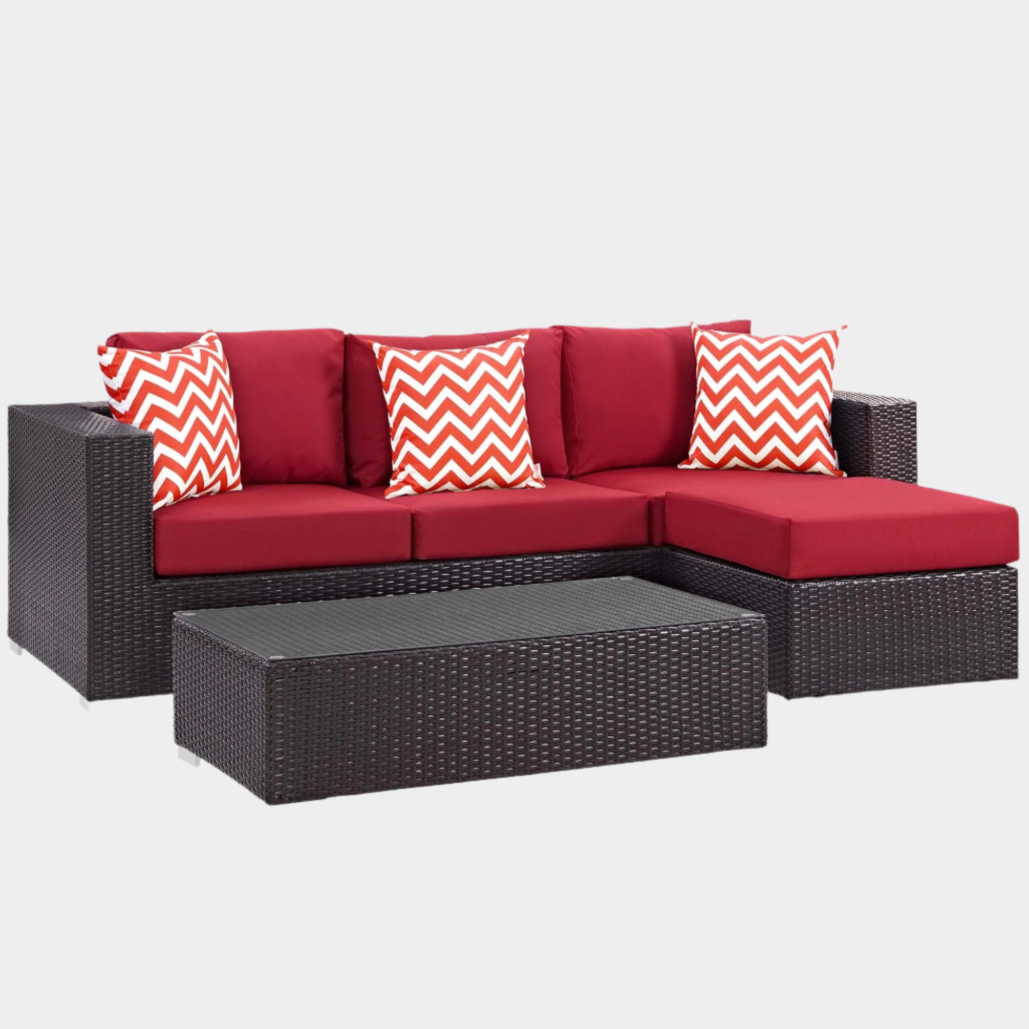 Convene 3 Piece Outdoor Patio Sofa Set