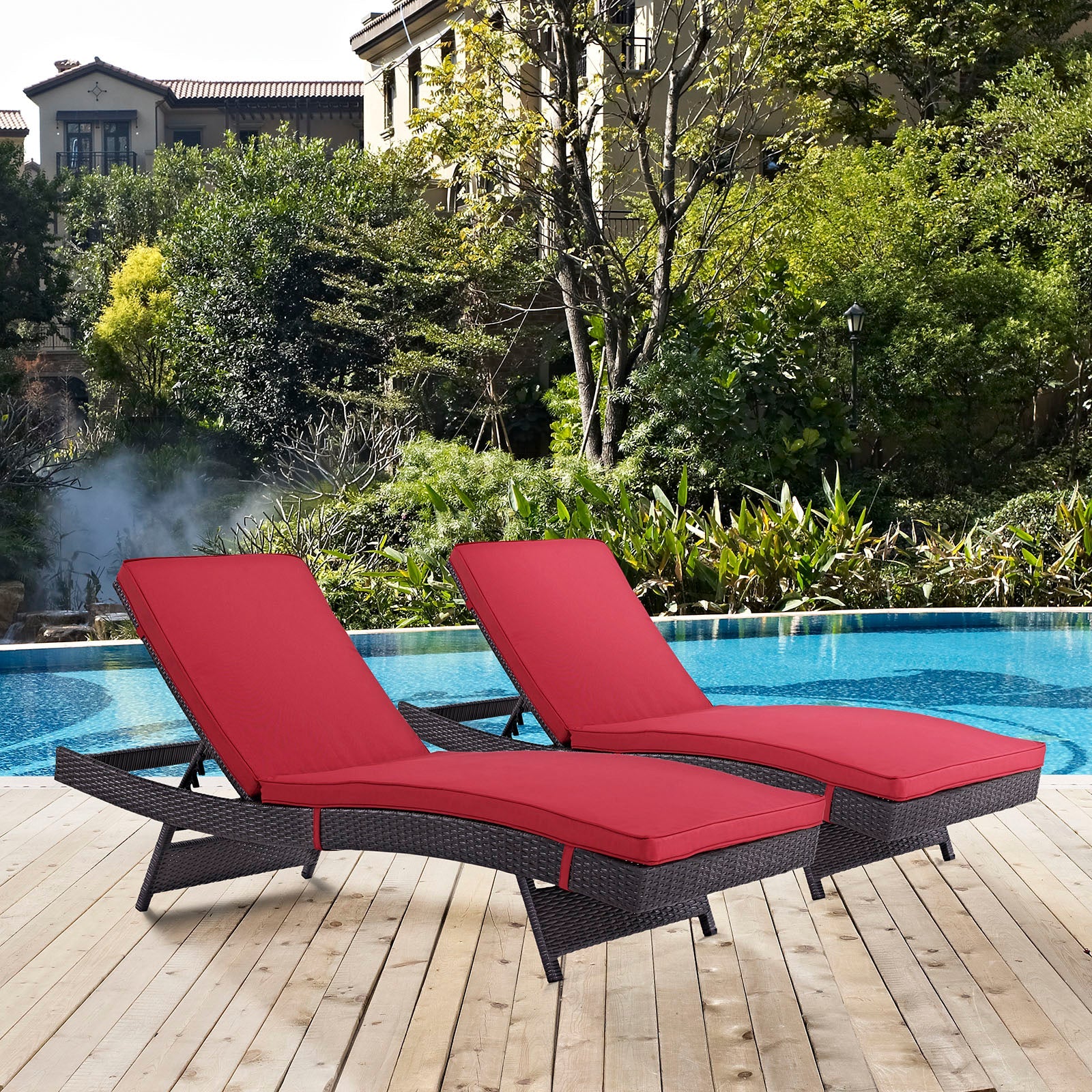 Convene Outdoor Patio Chaise Set of 2