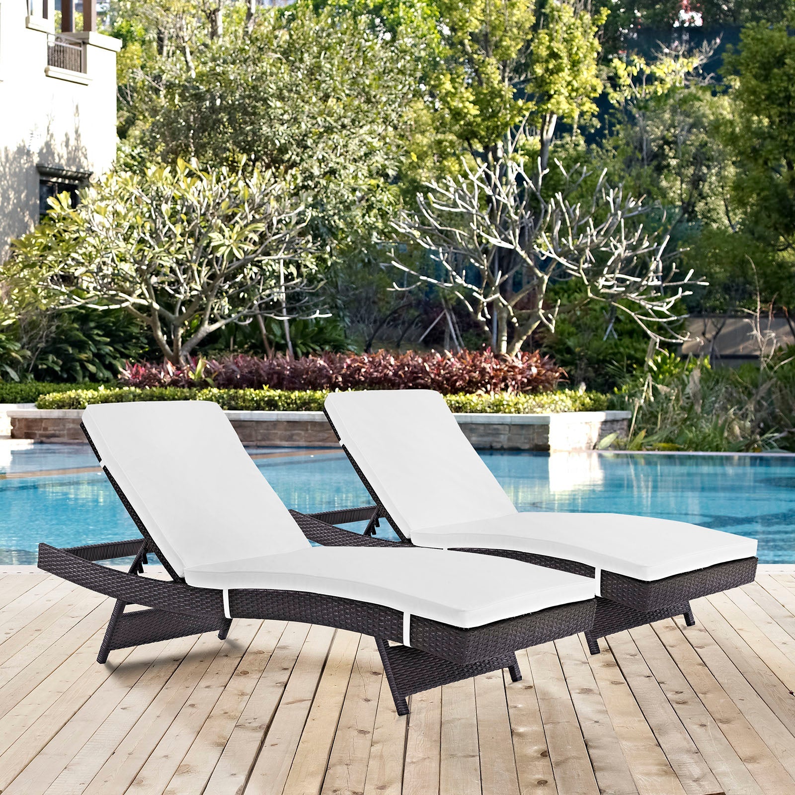 Convene Outdoor Patio Chaise Set of 2