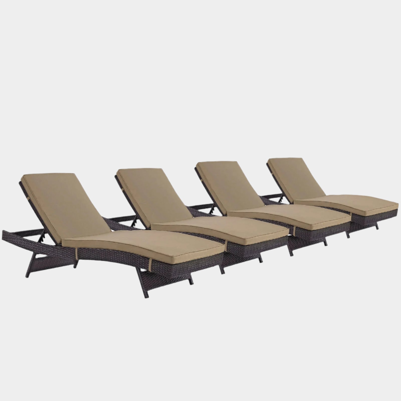 Convene Outdoor Patio Chaise Set of 4