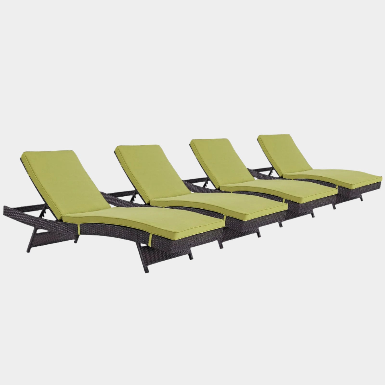 Convene Outdoor Patio Chaise Set of 4