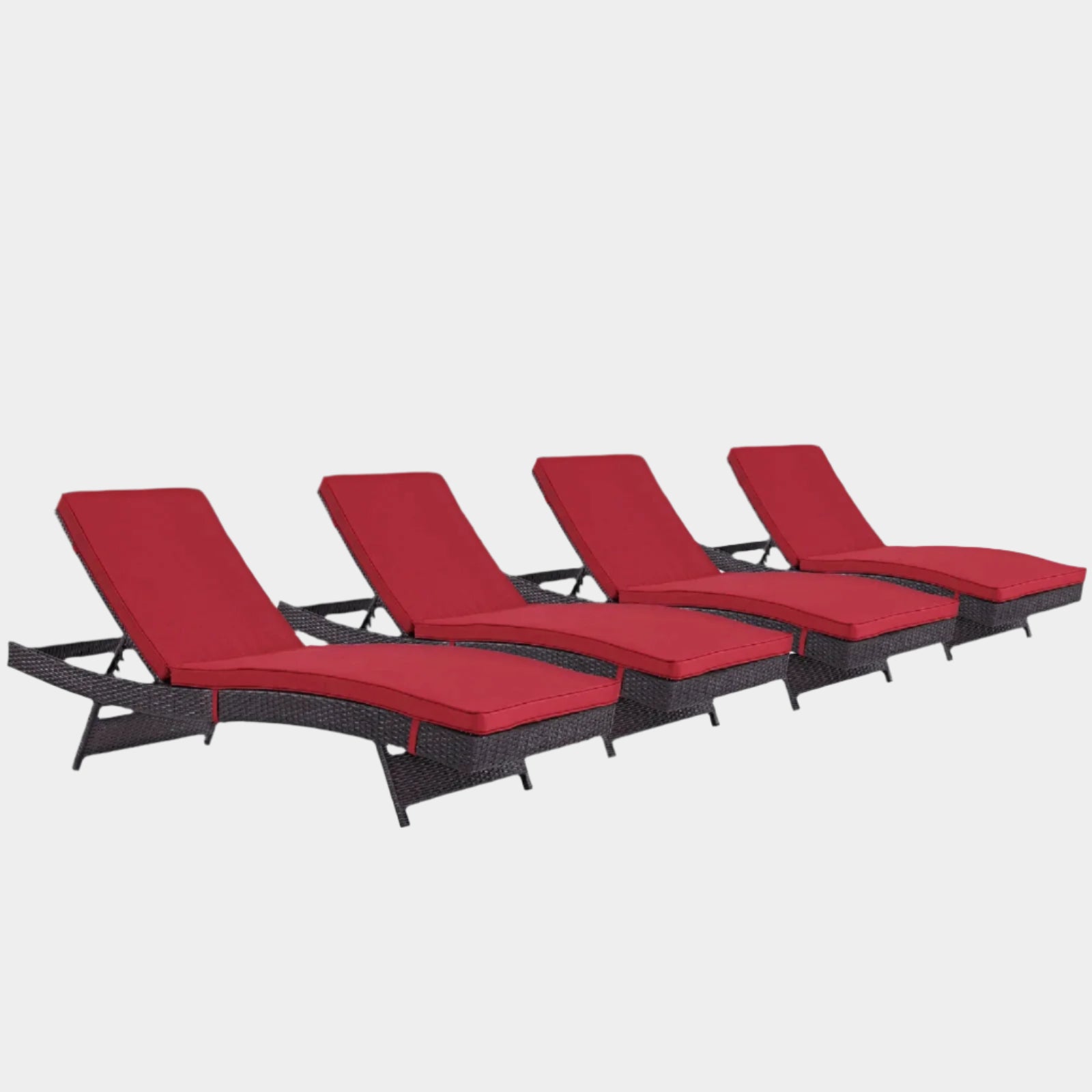 Convene Outdoor Patio Chaise Set of 4