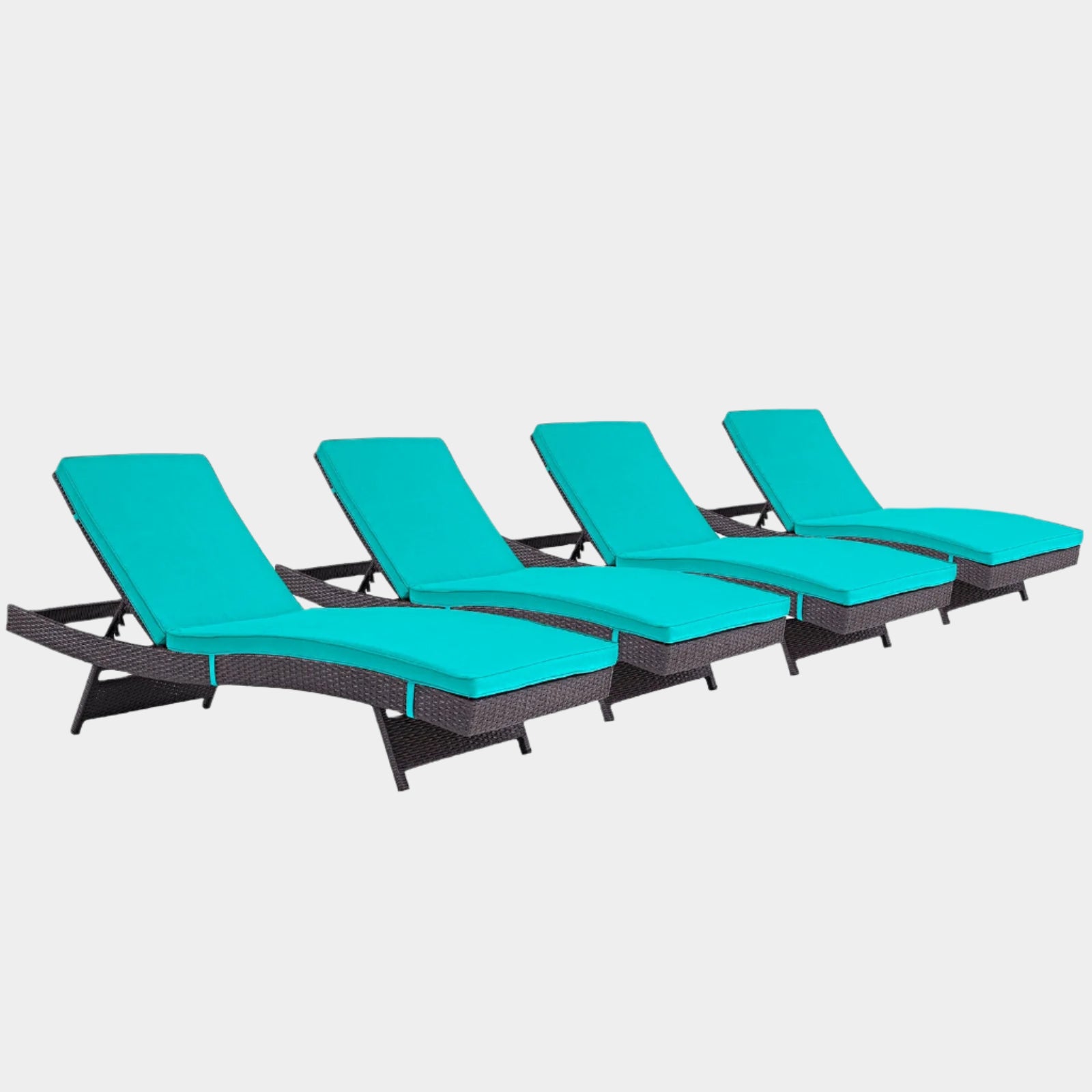 Convene Outdoor Patio Chaise Set of 4