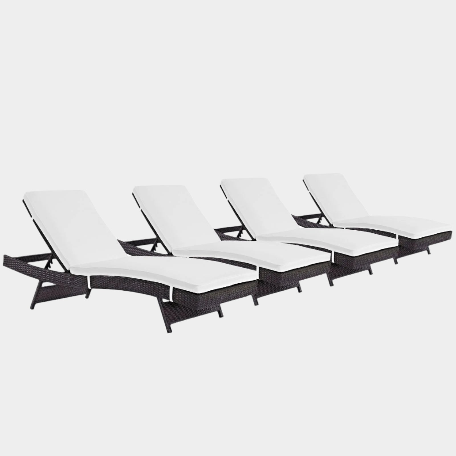 Convene Outdoor Patio Chaise Set of 4