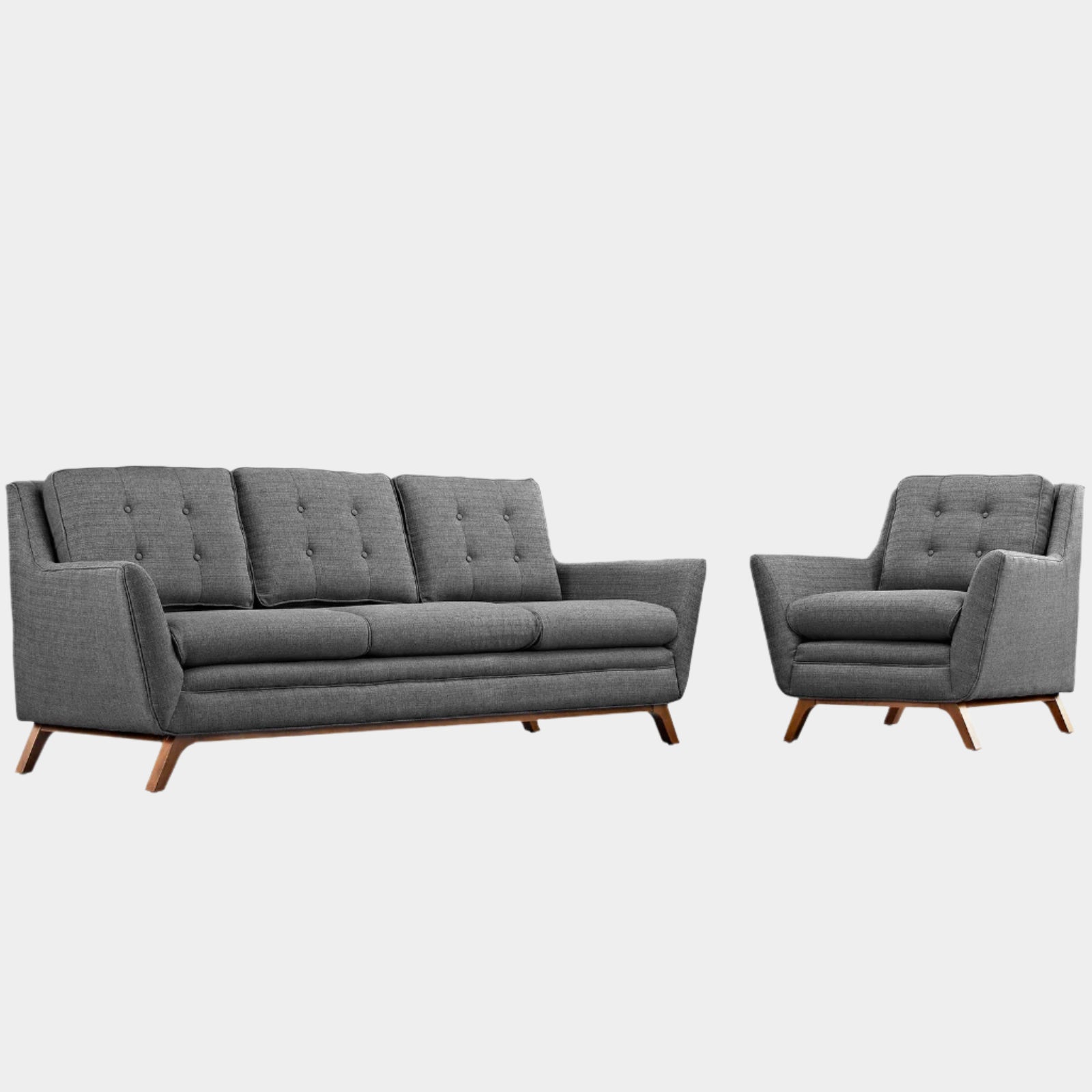 Chaise sans accoudoirs rembourrée en duvet Commix