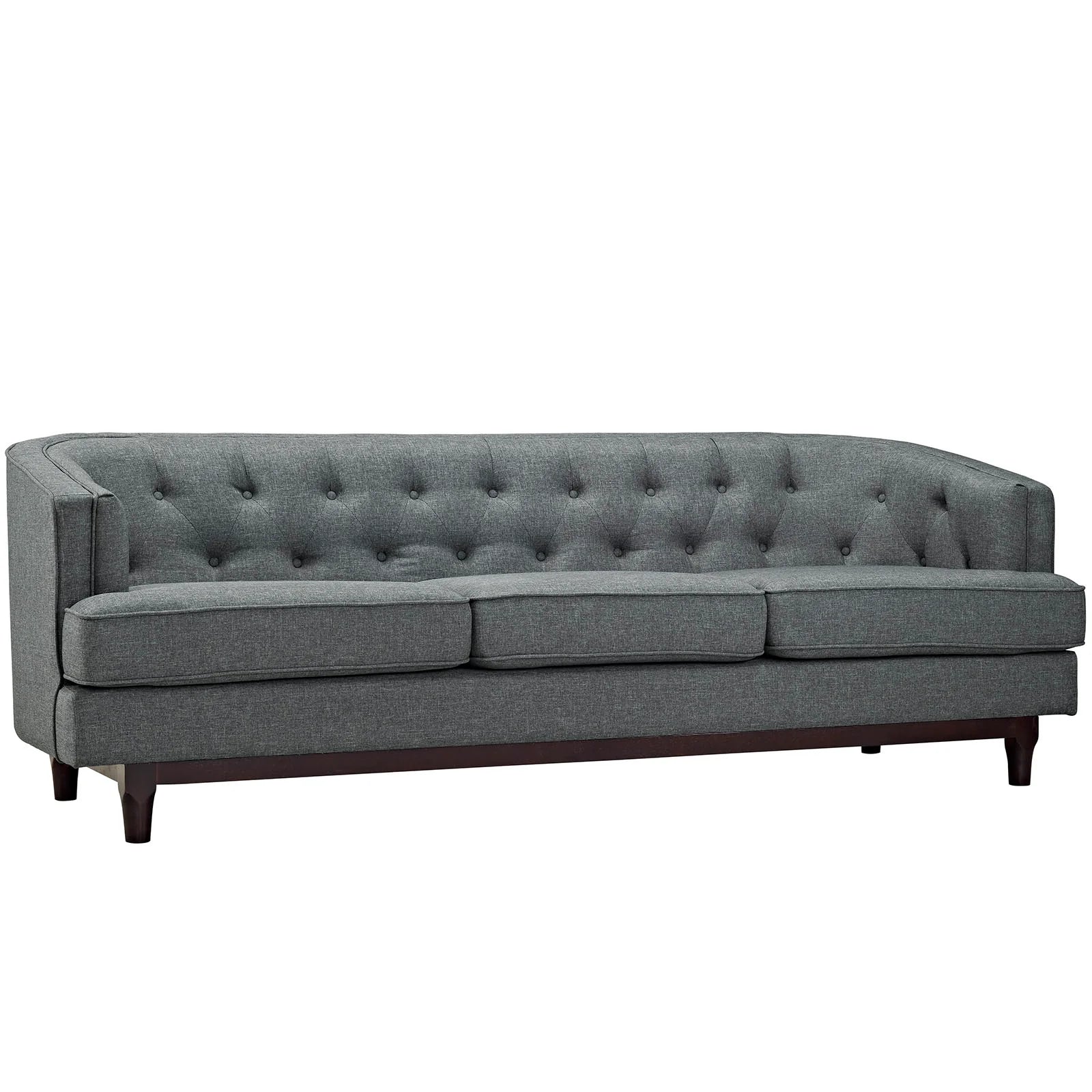 Chaise sans accoudoirs rembourrée en duvet Commix