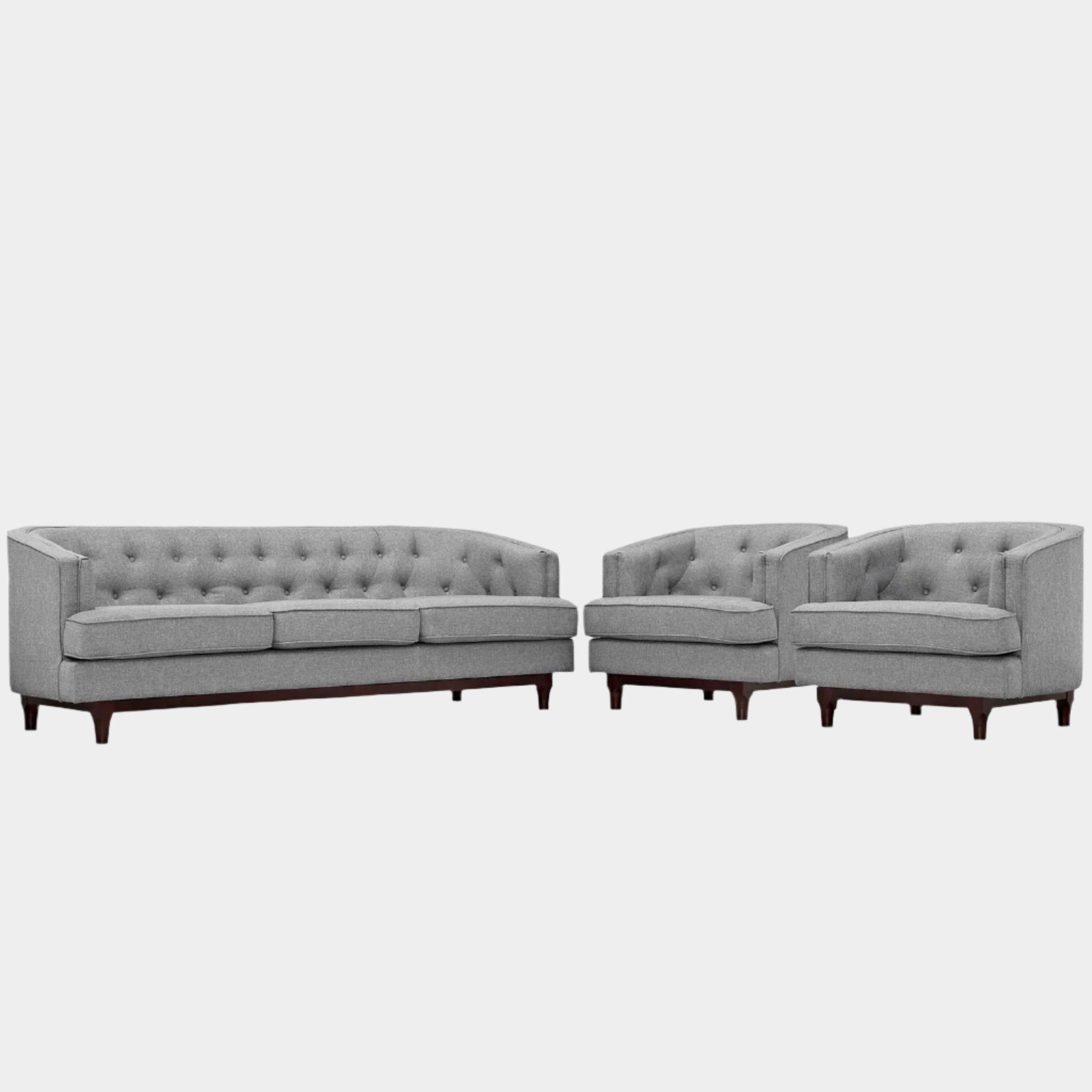 Chaise sans accoudoirs rembourrée en duvet Commix