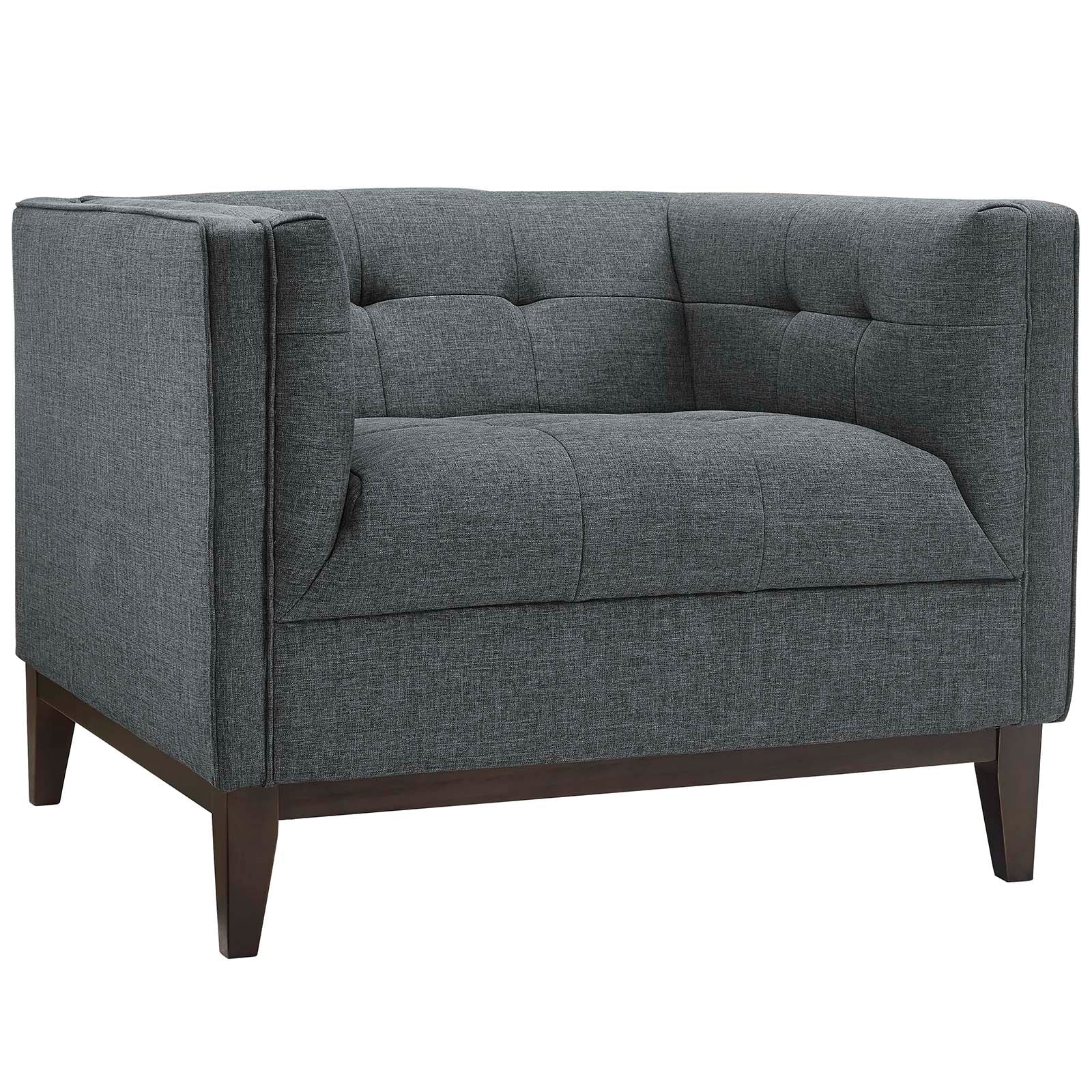 Chaise sans accoudoirs rembourrée en duvet Commix