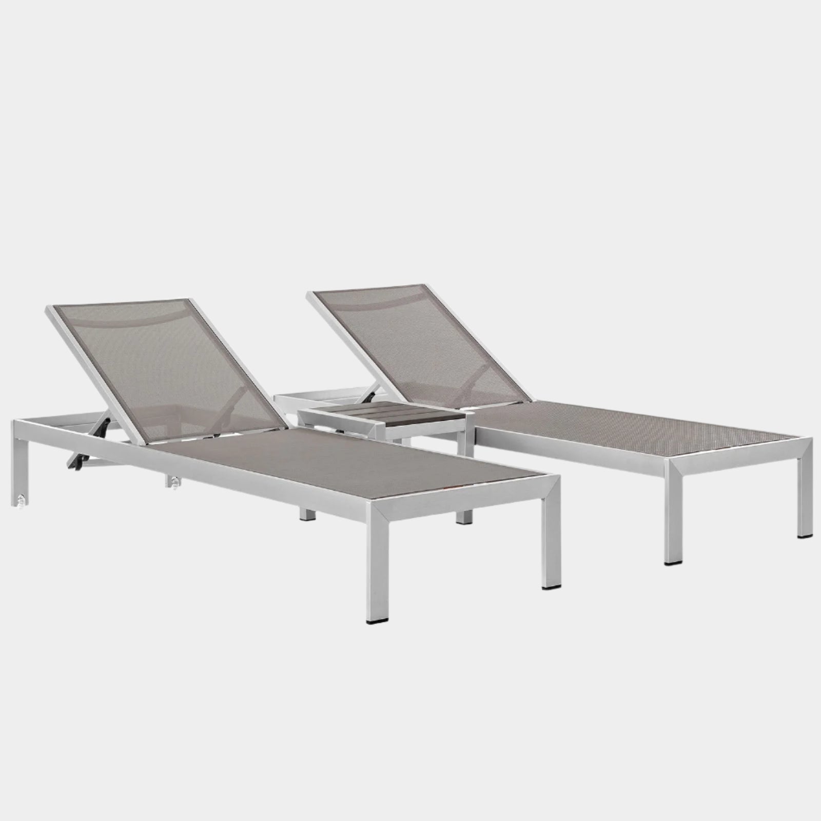 Shore 3 Piece Outdoor Patio Aluminum Set