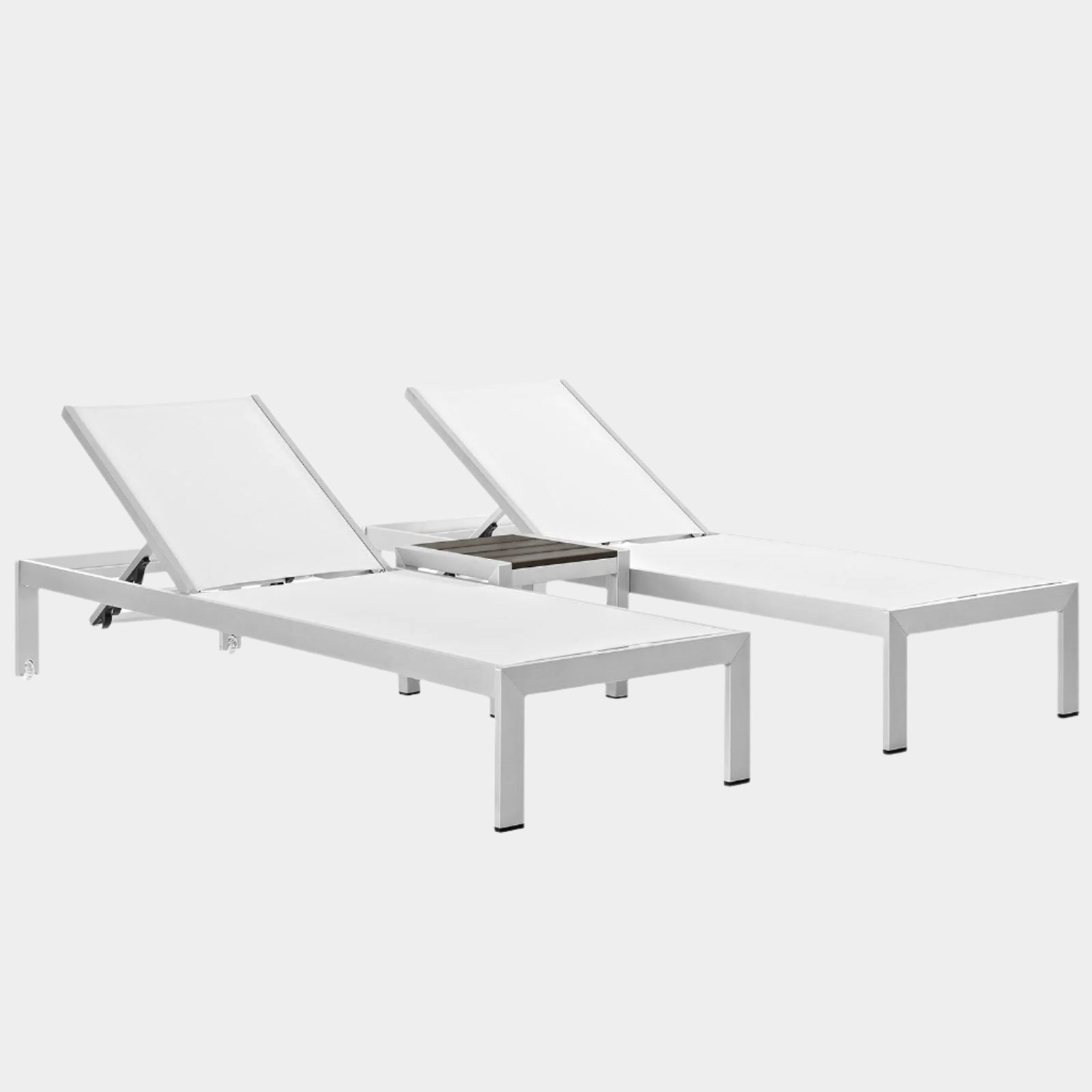 Shore 3 Piece Outdoor Patio Aluminum Set