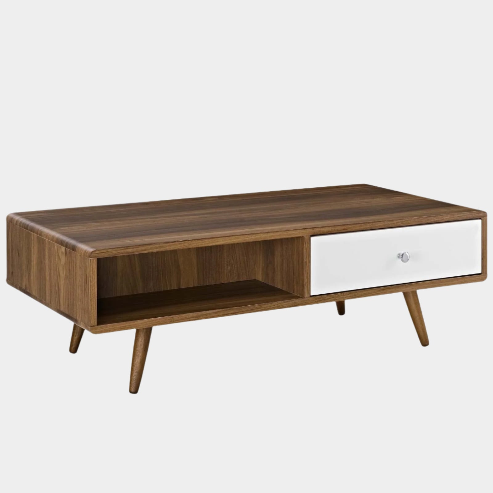 Transmit Coffee Table in Walnut White