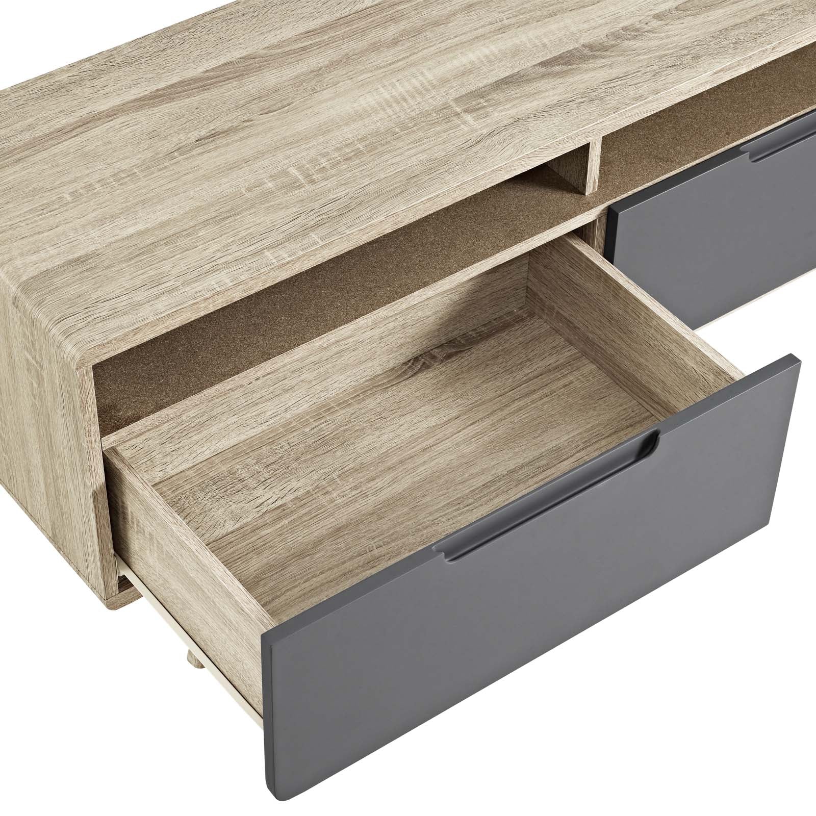 Origin 47" TV Stand in Natural Gray