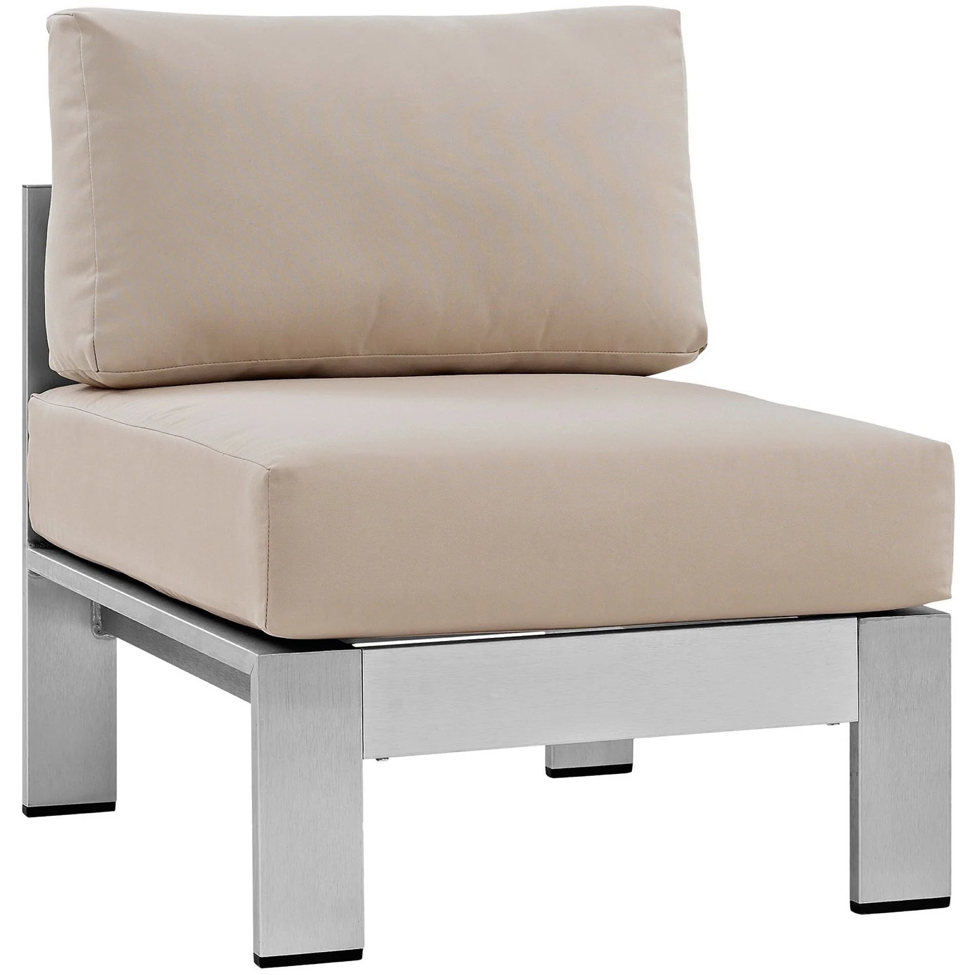 Shore 5 Piece Outdoor Aluminum Sectional Sofa Set