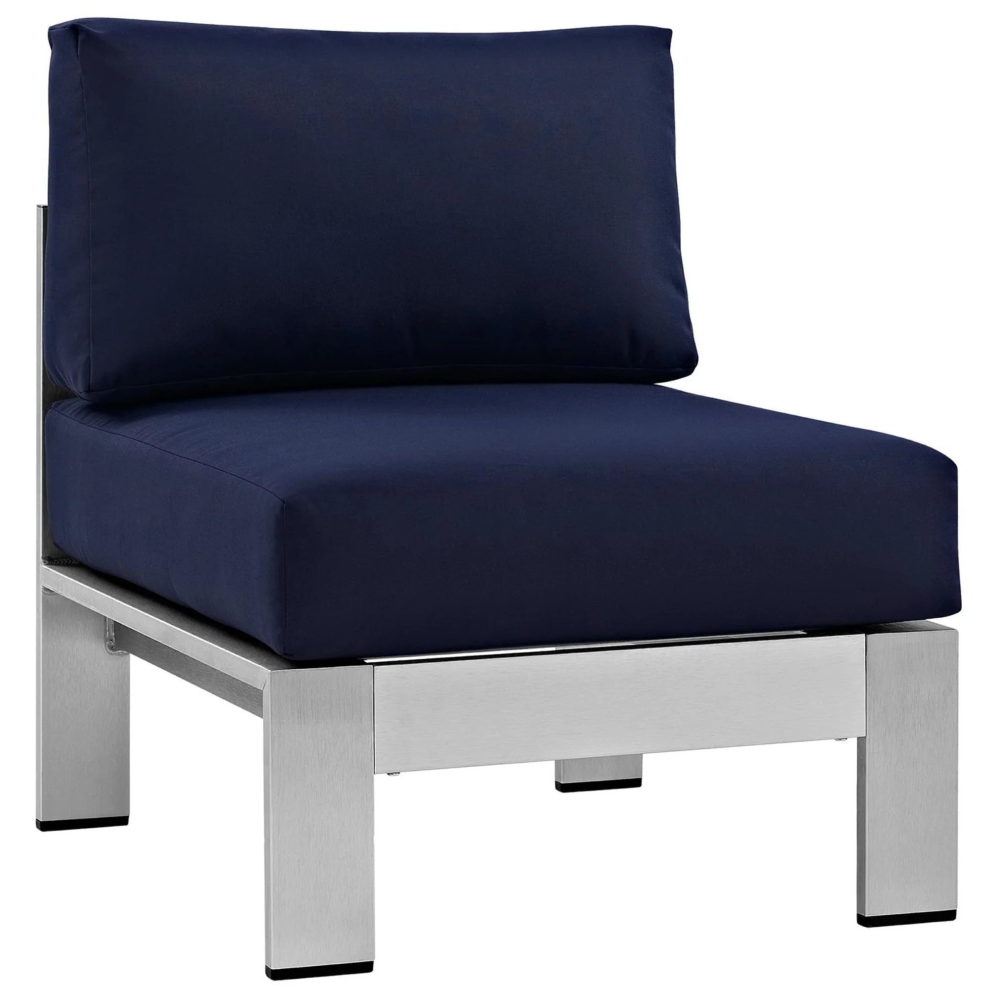 Shore 7 Piece Outdoor Aluminum Sectional Sofa Set