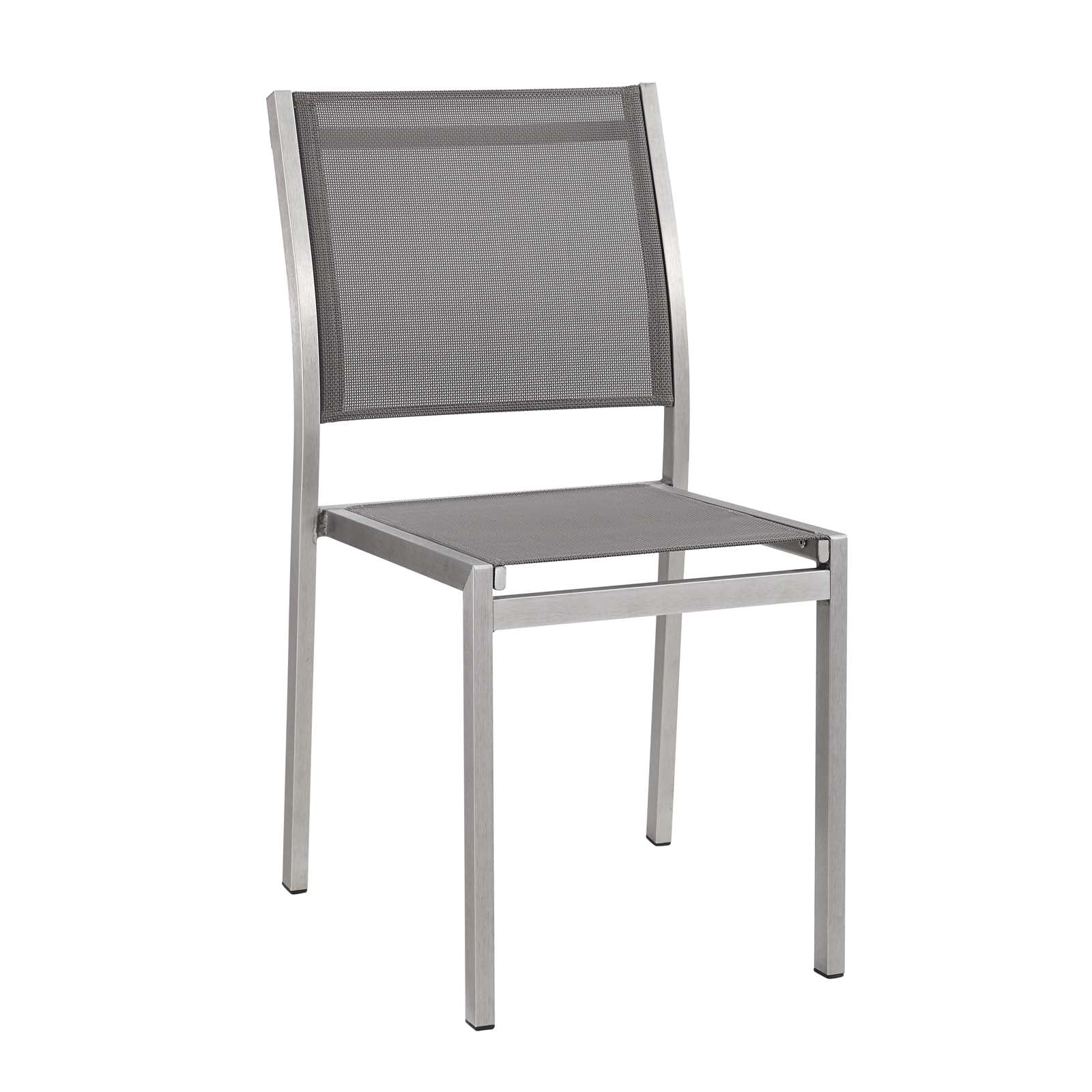 Shore Outdoor Patio Aluminum Side Chair Set of 2