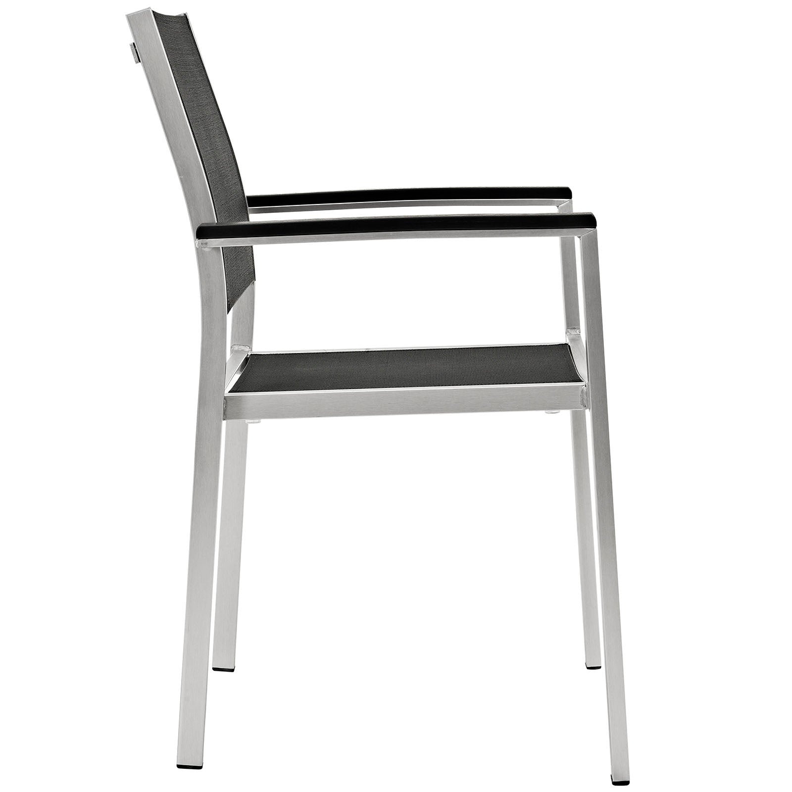 Shore Outdoor Patio Aluminum Dining Chair Set of 2