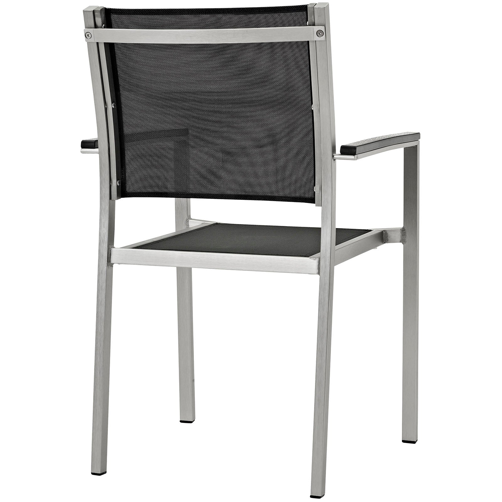 Shore Outdoor Patio Aluminum Dining Chair Set of 2