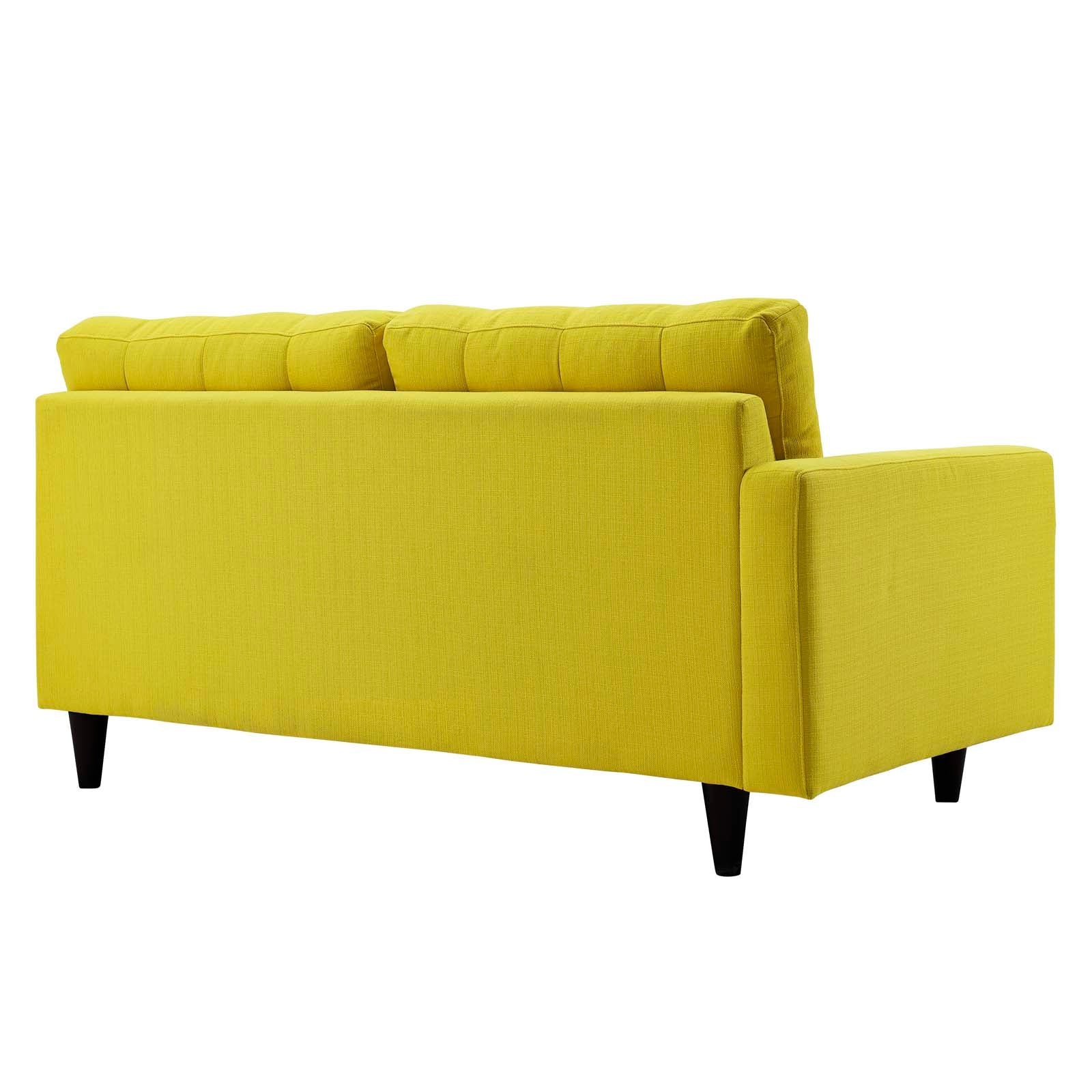 Empress Left-Facing Upholstered Fabric Loveseat