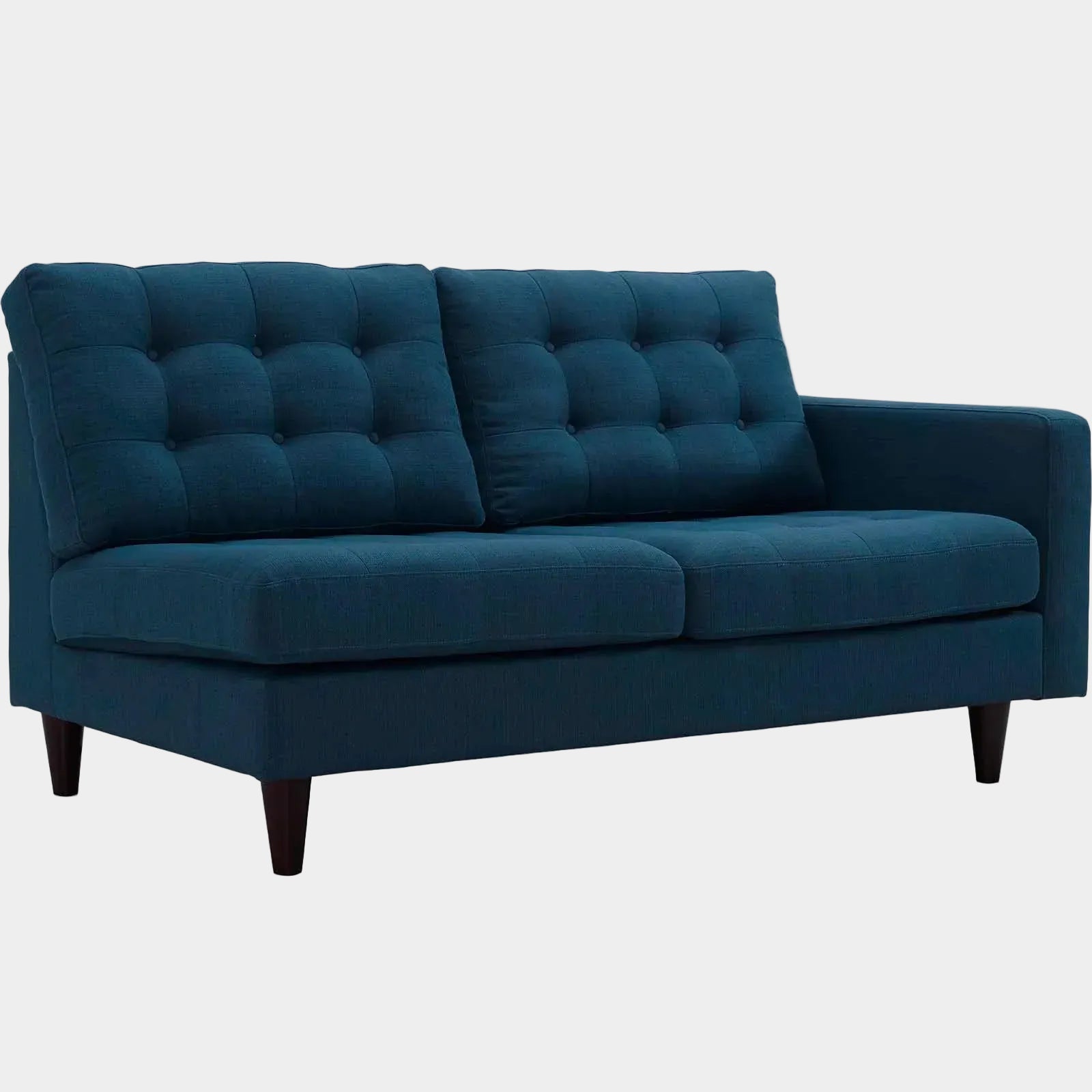 Chaise sans accoudoirs rembourrée en duvet Commix