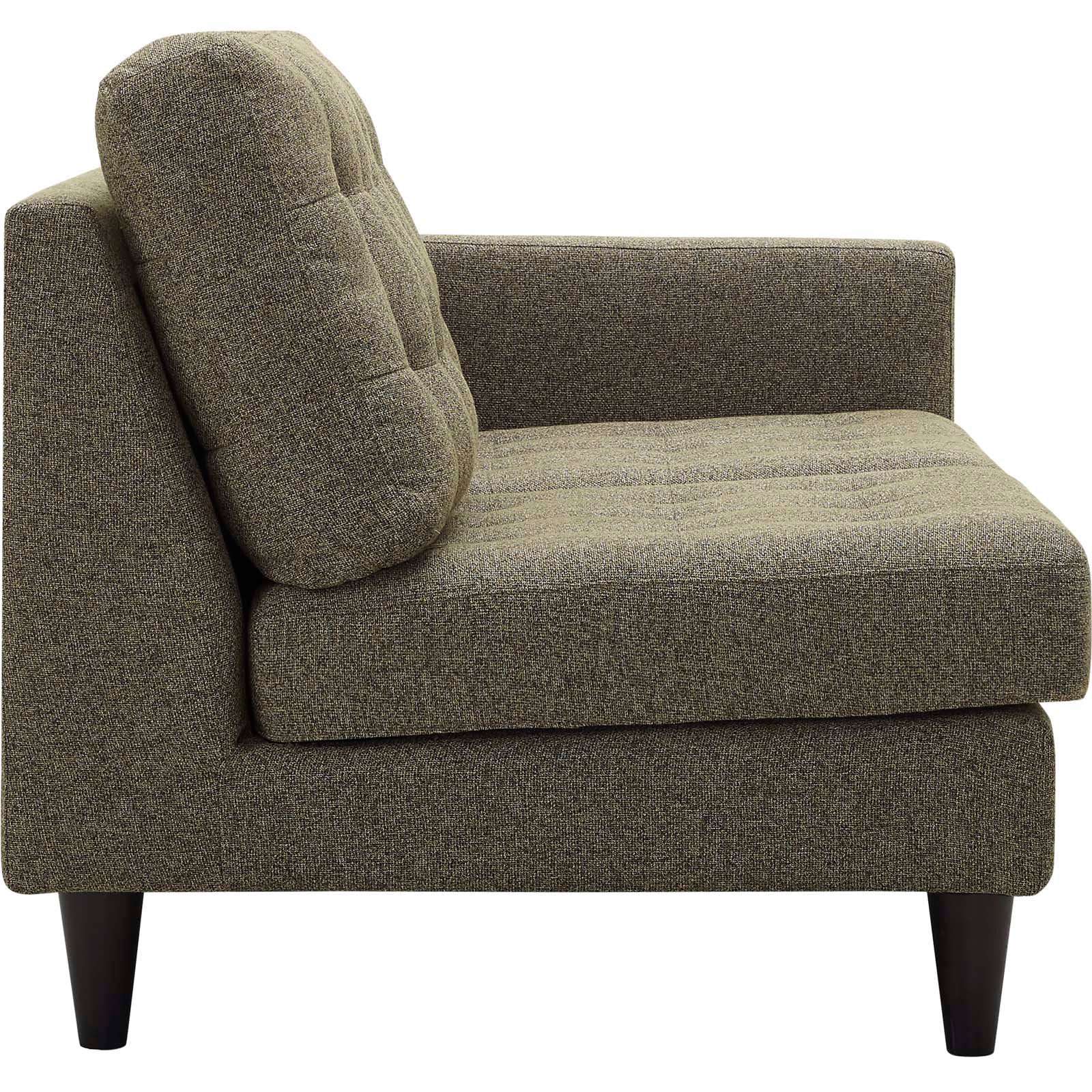 Chaise sans accoudoirs rembourrée en duvet Commix