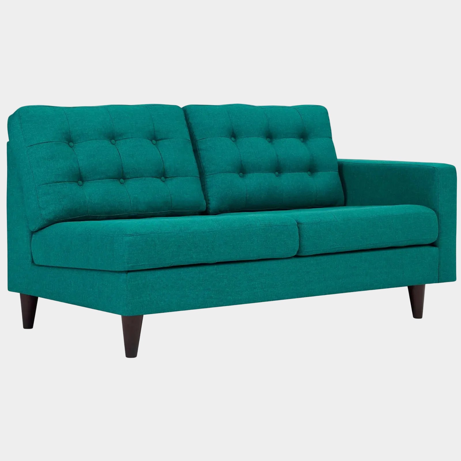 Chaise sans accoudoirs rembourrée en duvet Commix