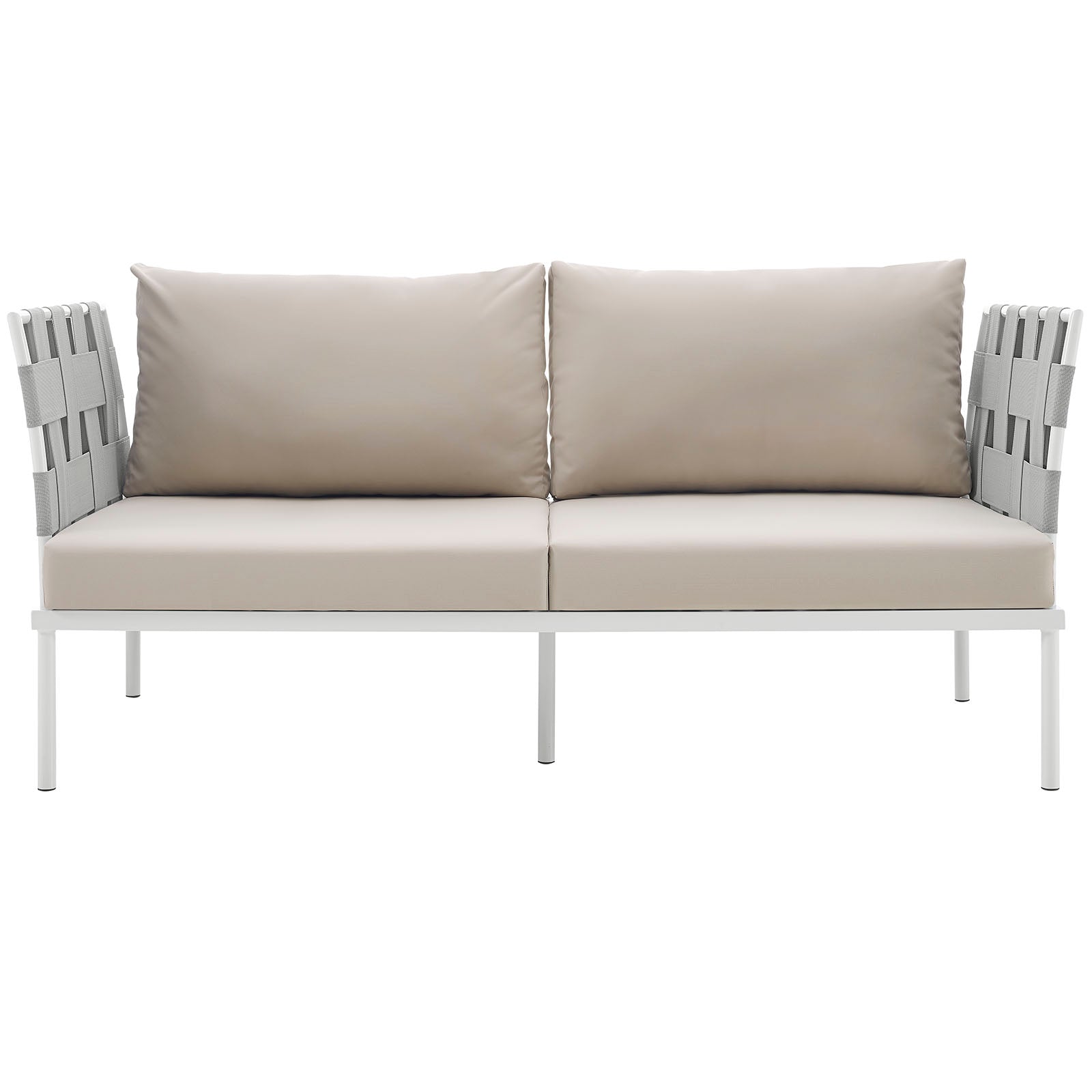 Harmony Outdoor Patio Aluminum Loveseat