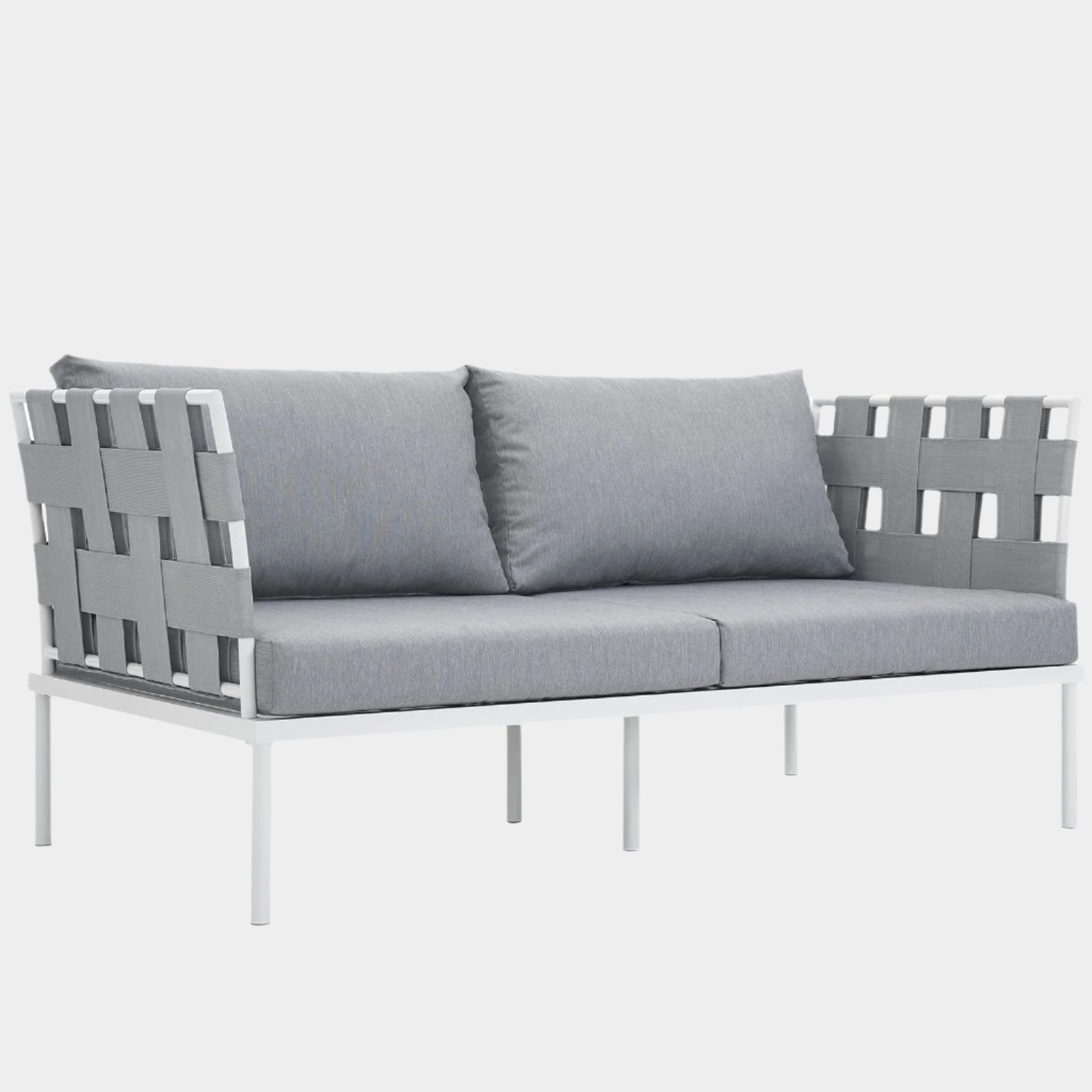 Harmony Outdoor Patio Aluminum Loveseat