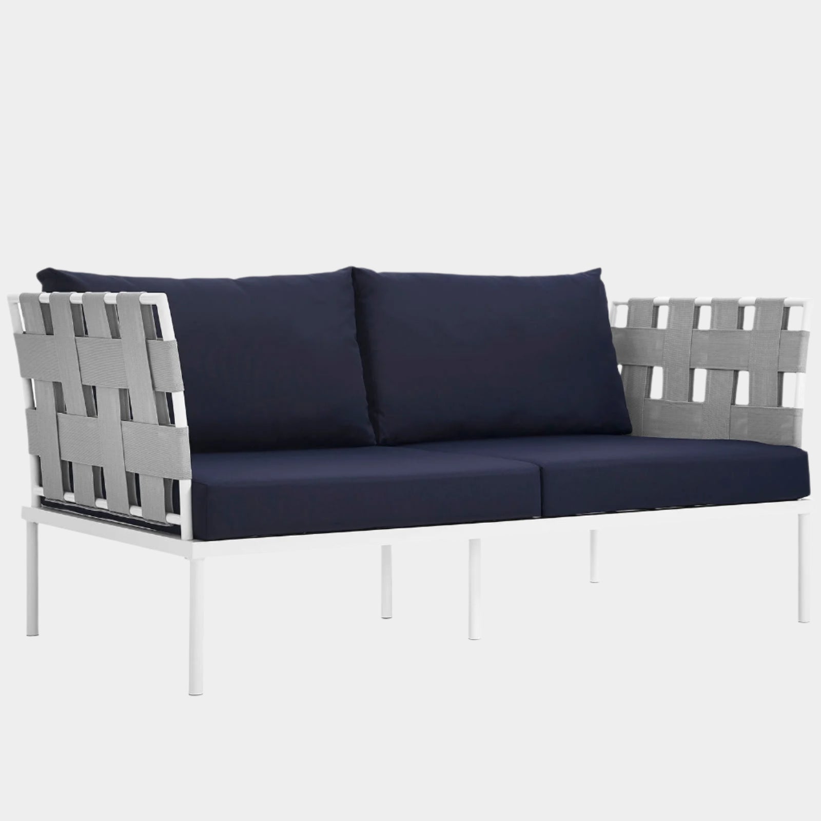 Harmony Outdoor Patio Aluminum Loveseat