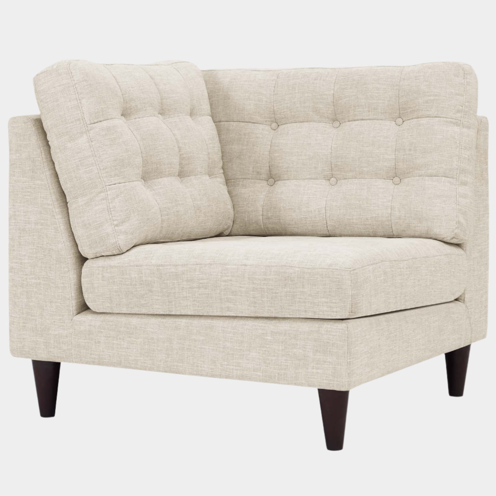 Empress Upholstered Fabric Corner Sofa