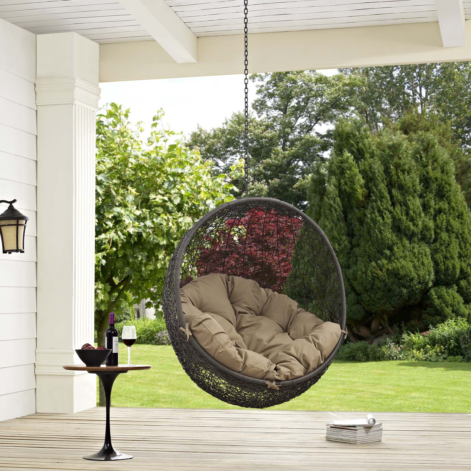 Hide Outdoor Patio Swing Chair Without Stand