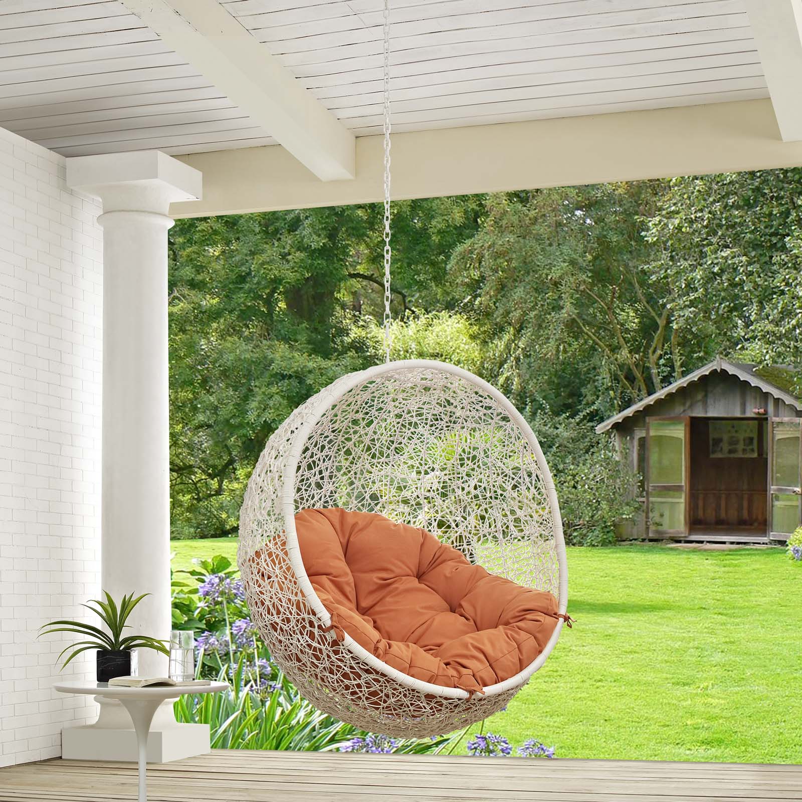 Hide Outdoor Patio Swing Chair Without Stand